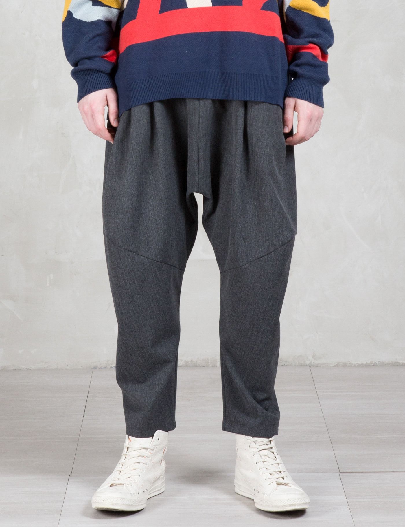 image of Henrik Vibskov Ants Pants/trousers in Grey, Men's (Size 32)