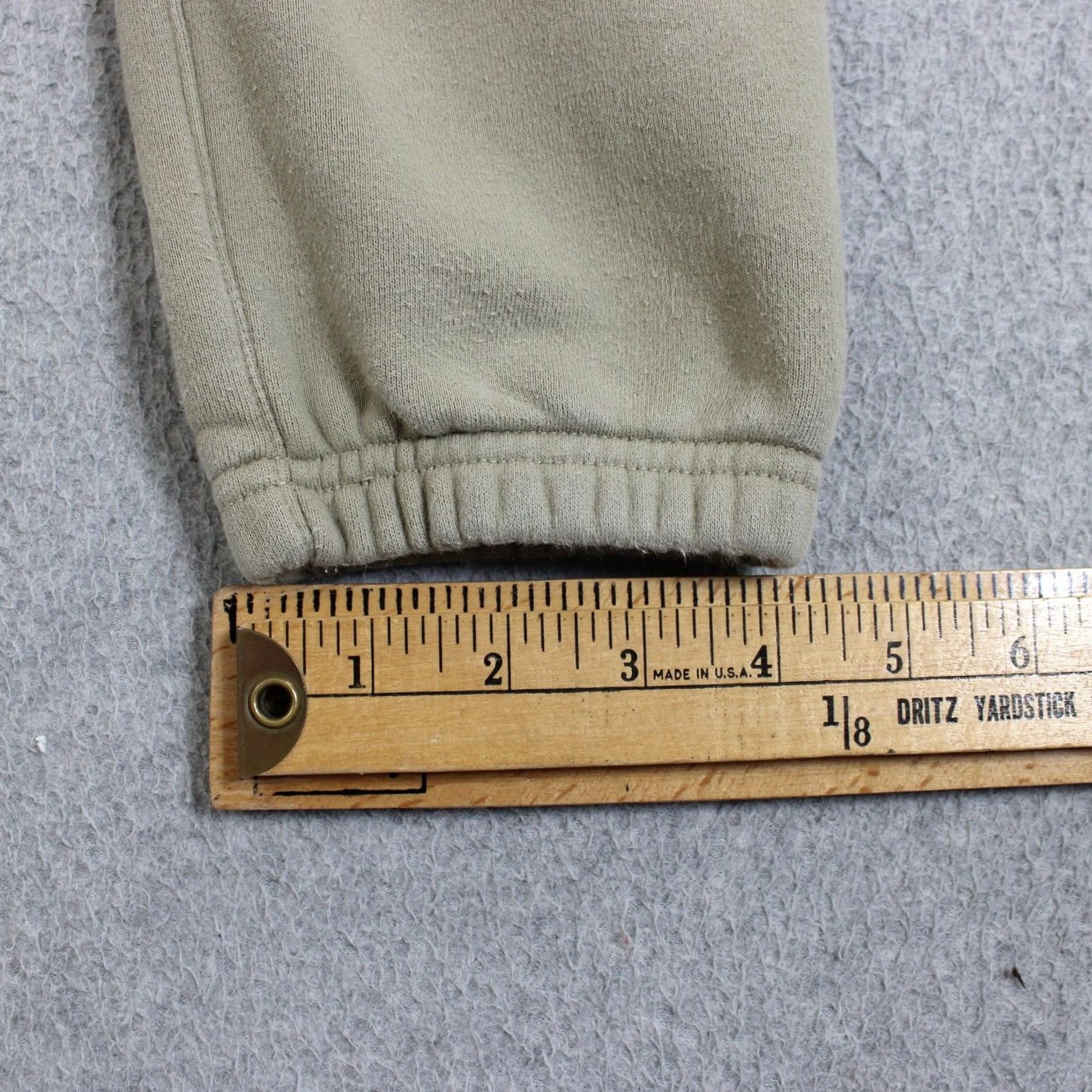 Vintage Fear of God Essentials Fleece Sweatpants - Mens Small Beige Size US 29 - 7 Thumbnail
