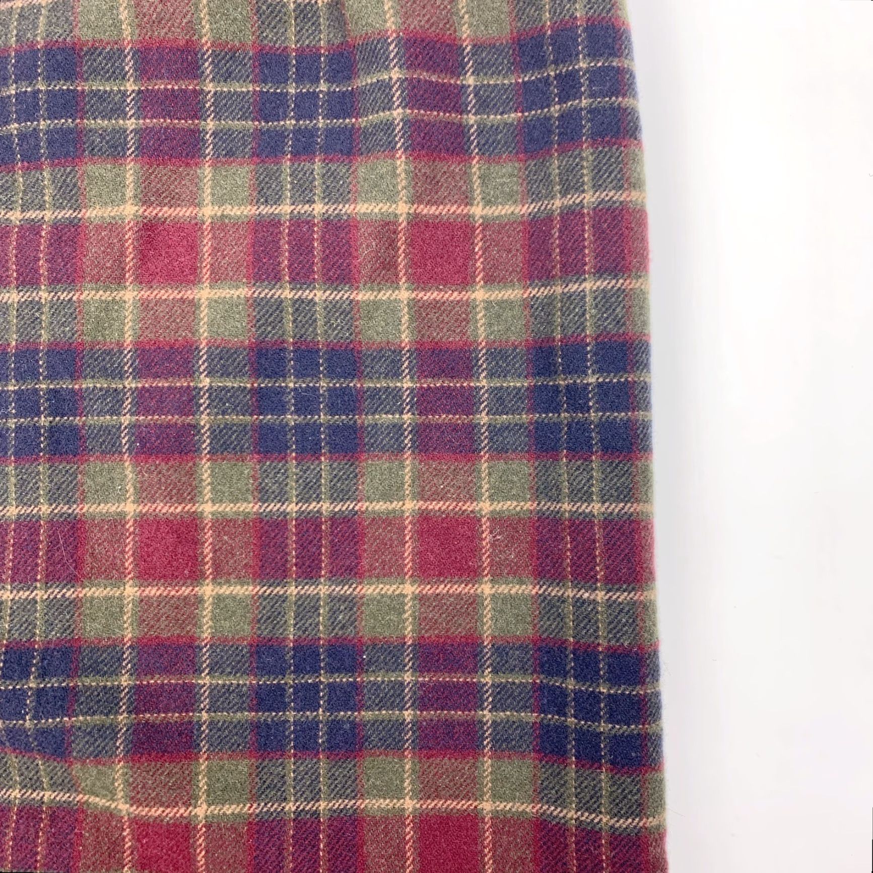 Vintage VINTAGE Savannah Dark Academia Wool Blend Plaid Pencil Skirt Size 6 Size 28" / US 6 / IT 42 - 3 Thumbnail