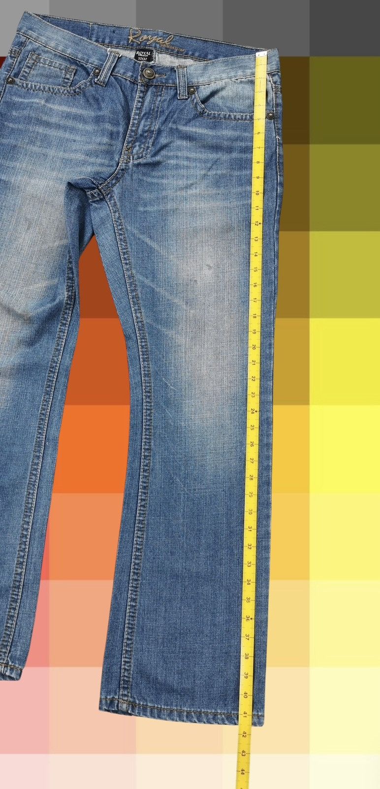 Vintage Royal Premium Y2K Flare Denim Size US 34 / EU 50 - 5 Thumbnail