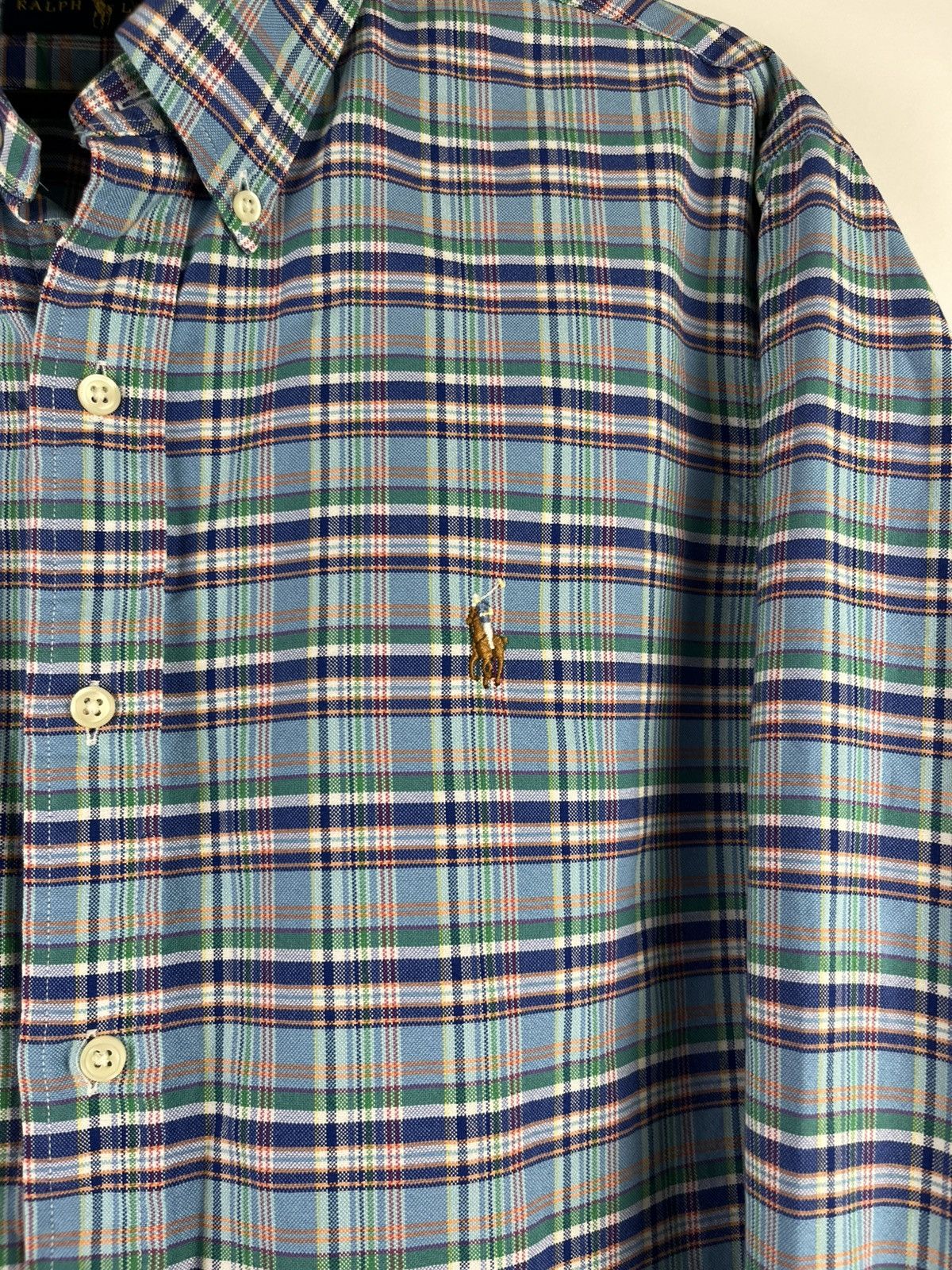 Ralph Lauren Ralph Lauren Plaid Luxury Cotton Long Sleeve Shirt Button Up Size US L / EU 52-54 / 3 - 5 Thumbnail