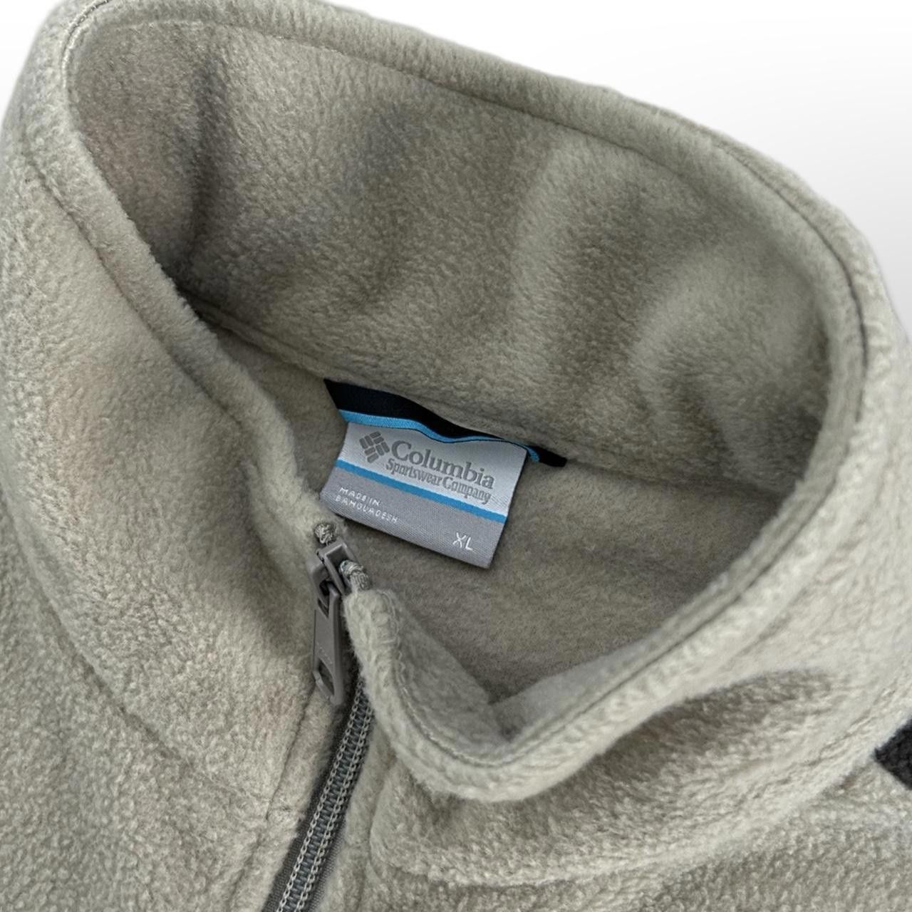 Columbia Columbia Men’s Cream and Brown Fleece Full Zip Vest Size US XL / EU 56 / 4 - 4 Thumbnail