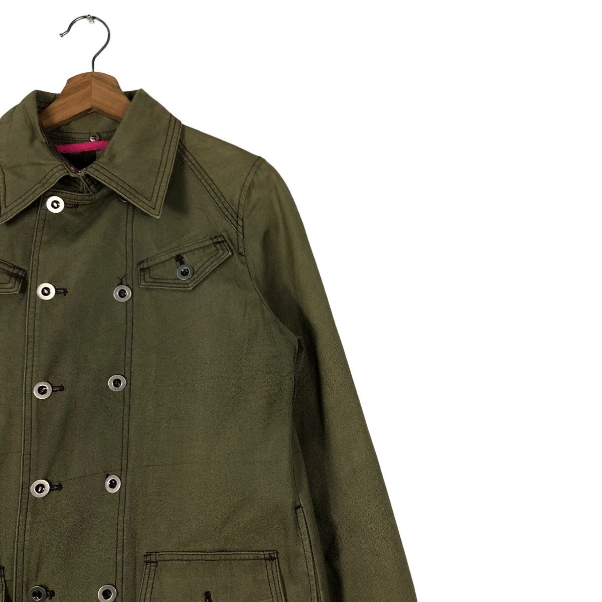 Hysteric Glamour 🔥VINTAGE LONG JACKET ALGON QUINS MILITARY DESIGN JAPAN MADE Size US M / EU 48-50 / 2 - 5 Thumbnail