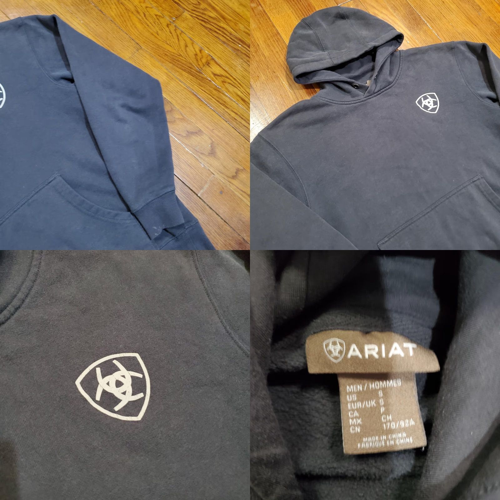 Ariat Ariat Hoodie Mens Small Gray Pullover Fleece Sweatshirt Skull Graphic Western Size US S / EU 44-46 / 1 - 8 Thumbnail