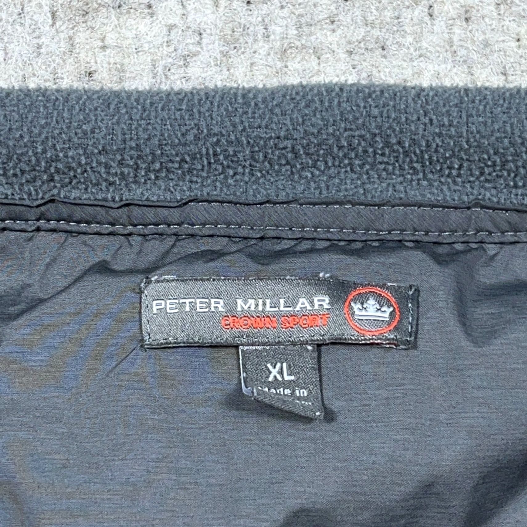 Peter Millar Peter Millar Crown Sport Pullover Men XL Gray Quarter Half Zip Edgewood Size US XL / EU 56 / 4 - 4 Thumbnail