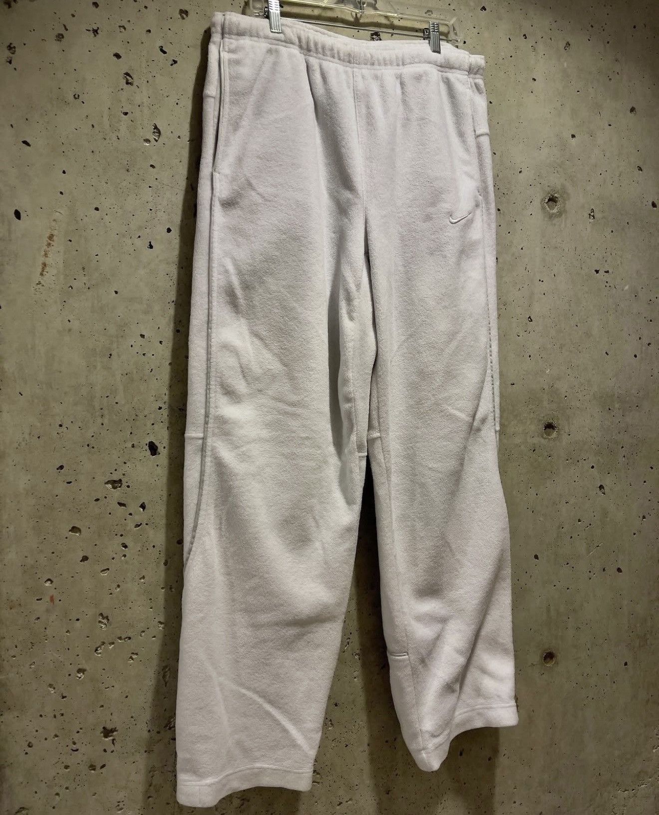 Other Y2K NIKE FLEECE JOGGER TRIPPLE WHITE Size US 36 / EU 52 - 1 Thumbnail