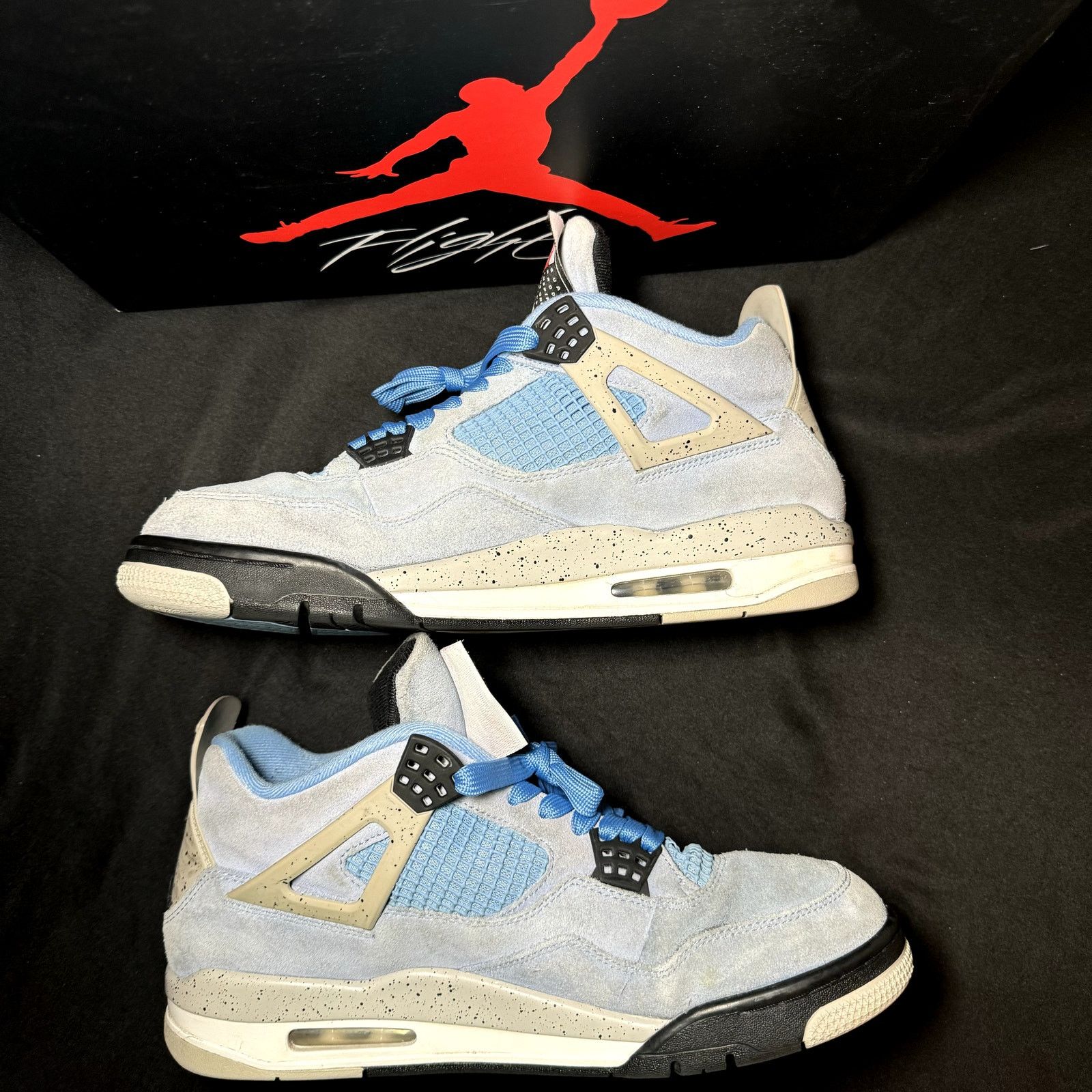 Jordan Brand × Nike Size 11 Nike Air Jordan 4 Retro University Blue Men's Shoes Size US 11 / EU 44 - 3 Thumbnail
