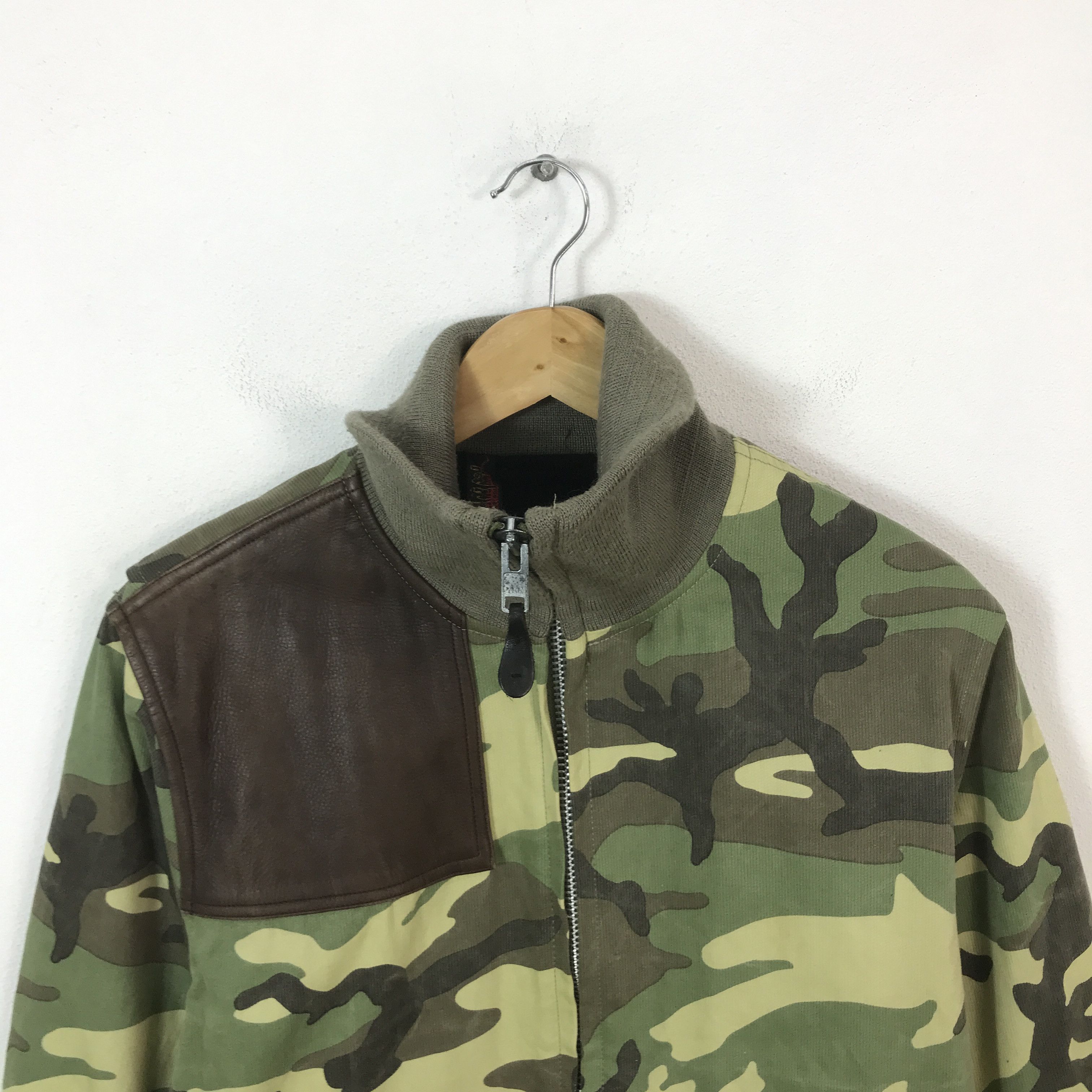 Japanese Brand let it ride Japan made Camo design jacket K65B14 Size US M / EU 48-50 / 2 - 2 Thumbnail