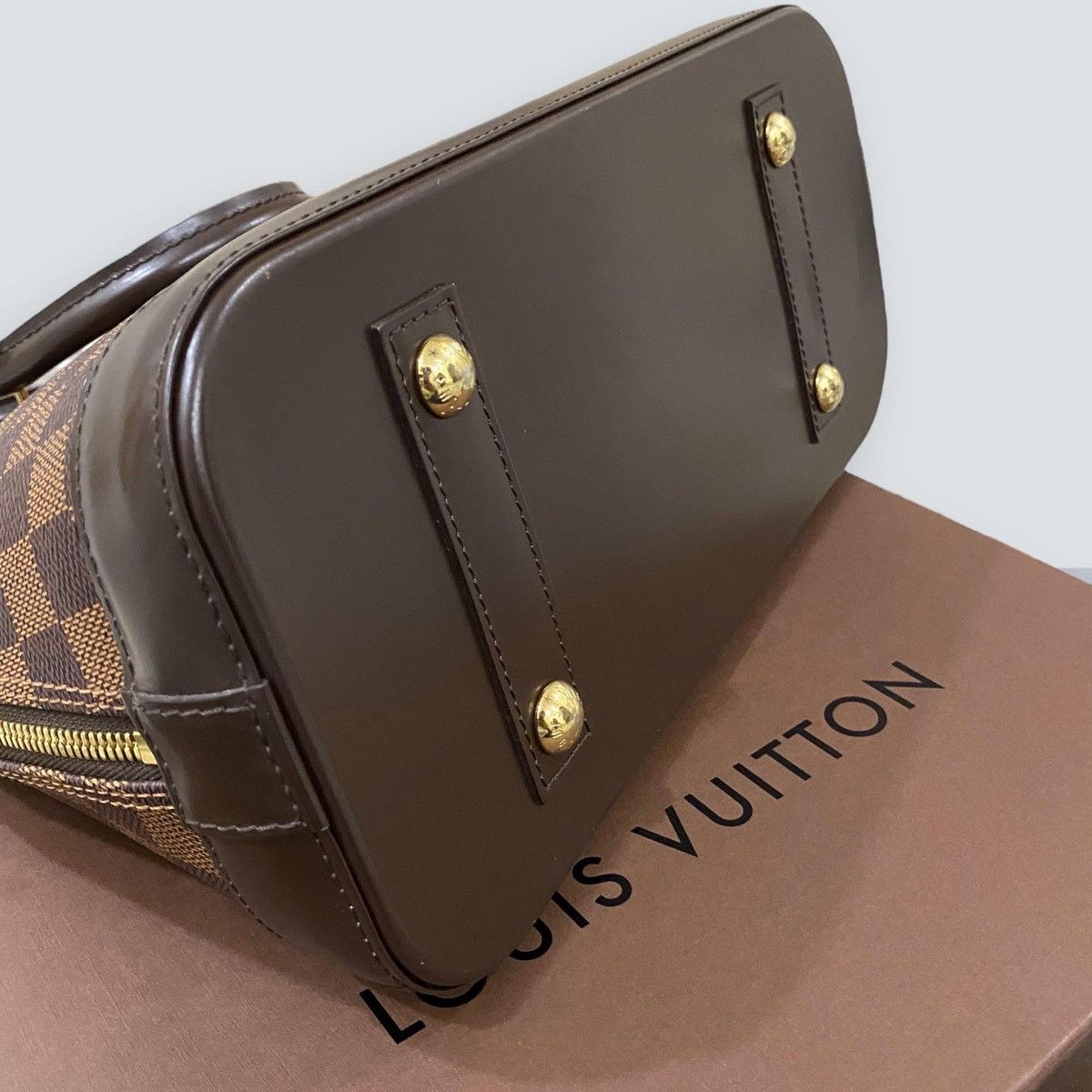 Louis Vuitton Authentic Louis Vuitton Damier Ebene Alma PM Size ONE SIZE - 7 Thumbnail