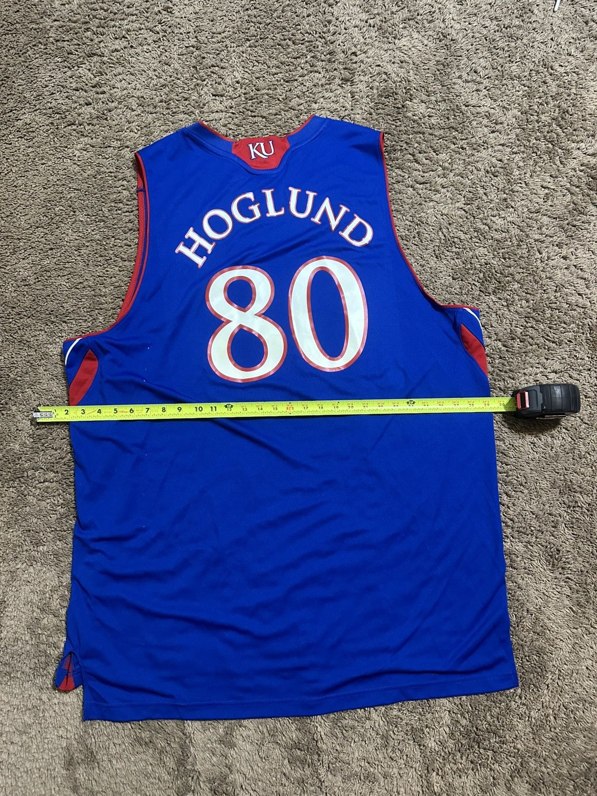 NCAA Vintage NCAA Kansas Jayhawks basketball jersey size 3XL Size US XXL / EU 58 / 5 - 5 Thumbnail