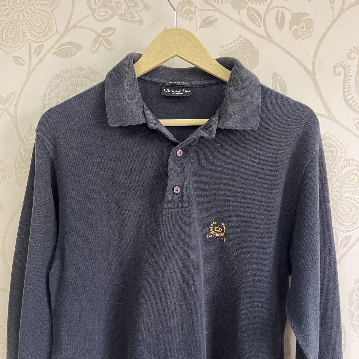 Christian Dior Monsieur × Hedi Slimane × Vintage Vintage 80s Christian Dior Monsieur John Galliano Polo Size US M / EU 48-50 / 2 - 17 Thumbnail