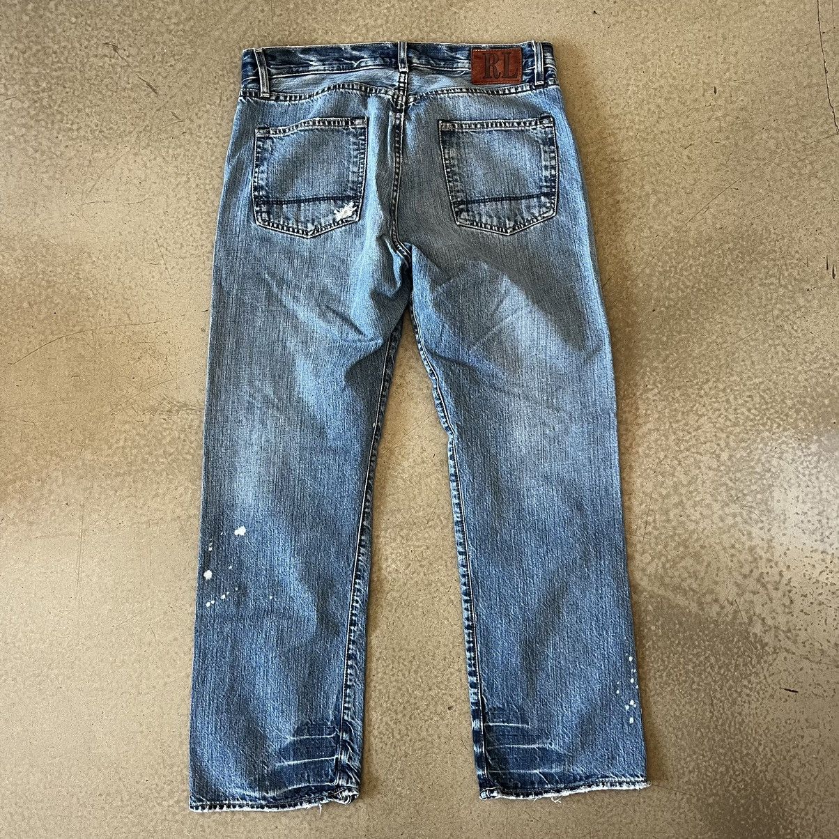Polo Ralph Lauren Vintage Ralph Lauren Faded Denim - 32x28 Size US 32 / EU 48 - 2 Thumbnail