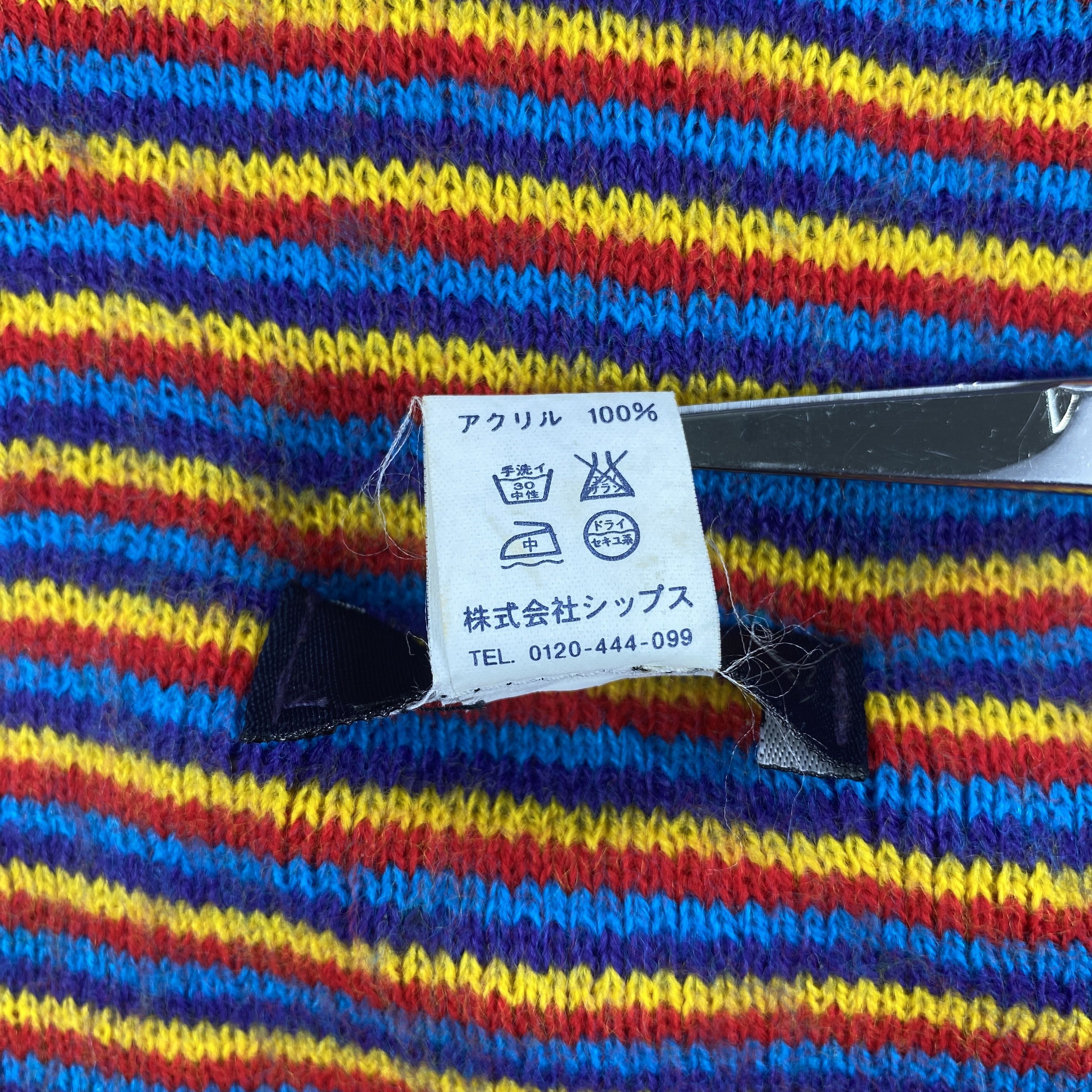 SHIPS × Vintage GF10565 Ships Scarf Neck Wear Muffler Nova Check Size ONE SIZE - 3 Thumbnail