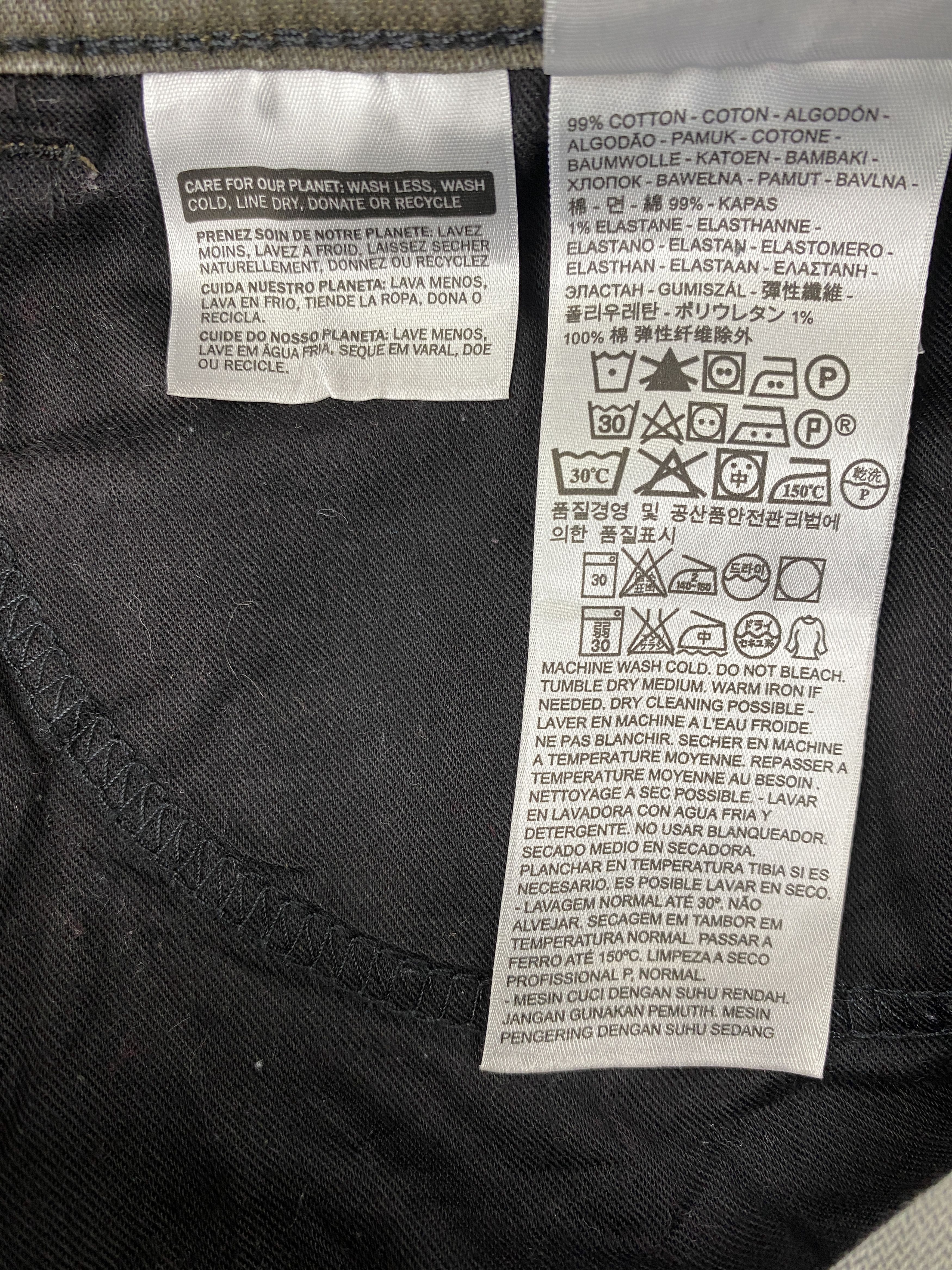 Levi's × Vintage Faded Black Vintage Levis 511 Jeans Size US 34 / EU 50 - 15 Thumbnail