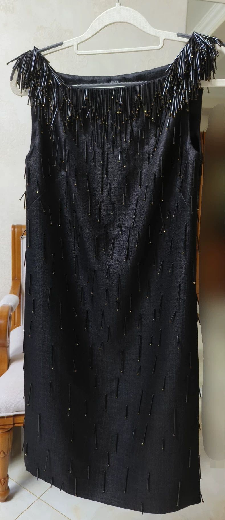 Versace Silk Embellished Evening Dress - dmc