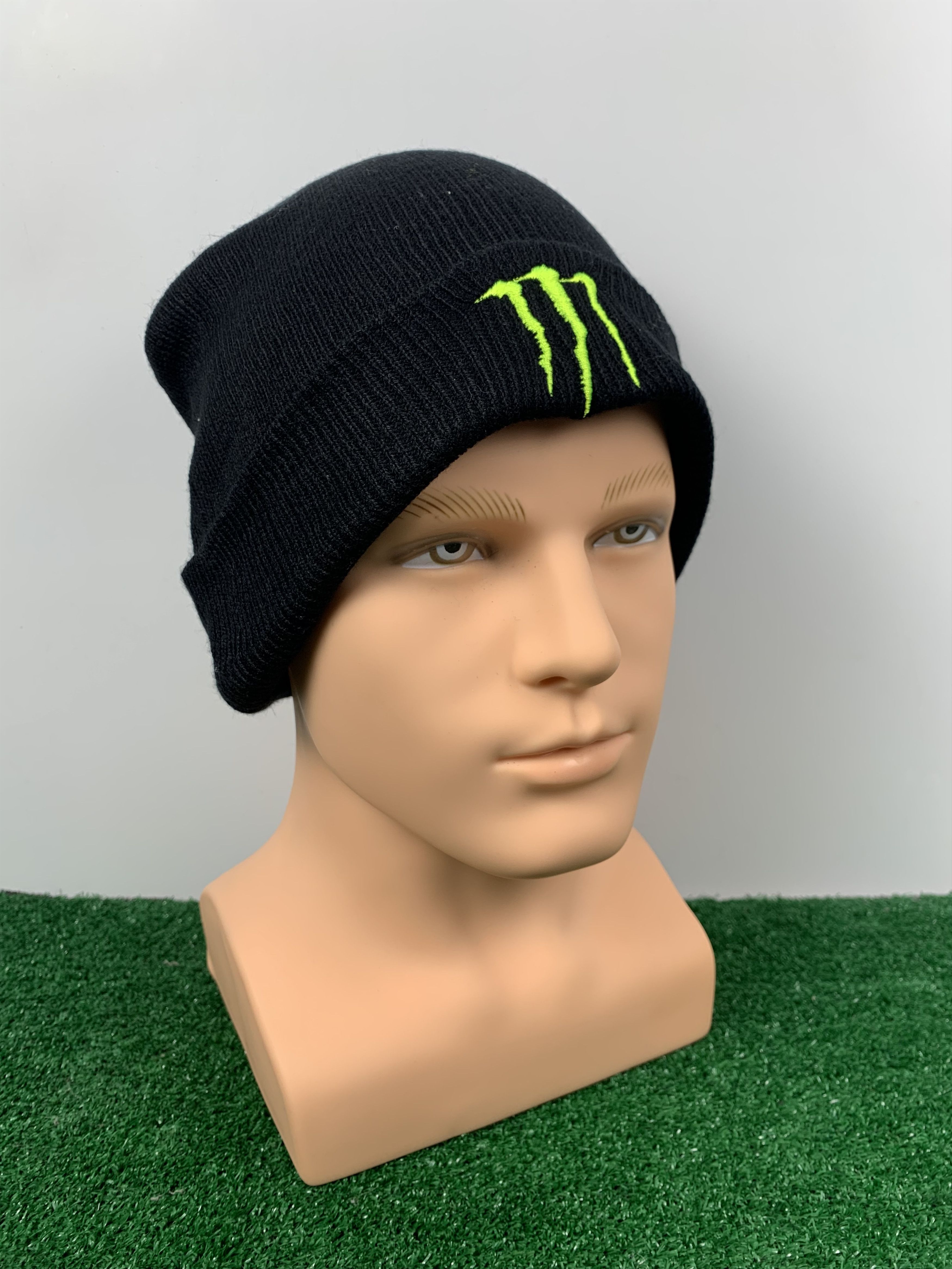 Racing Streetwear Vintage MONSTER ENERGY RACING Y2K BEANIE HEAT HAT Grailed
