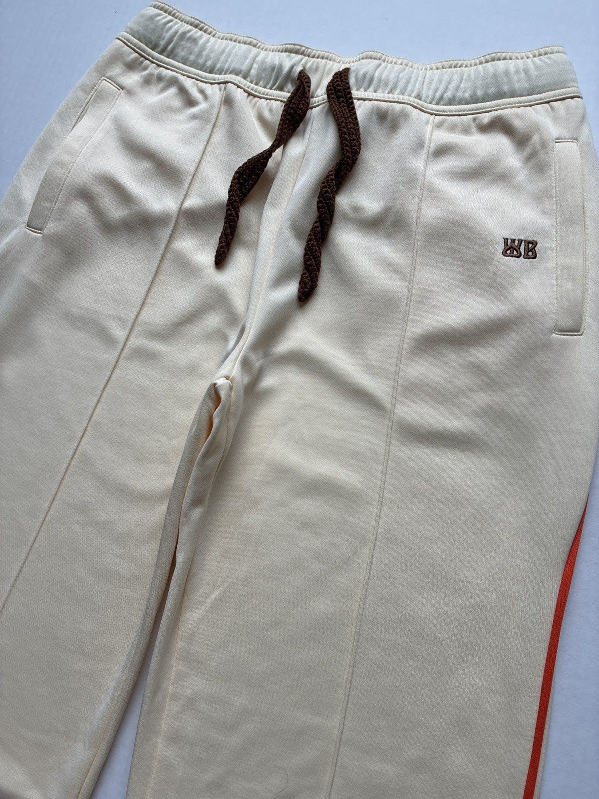 Wales Bonner Wales Bonner Percussion Track Pants Pale Yellow Size US 32 / EU 48 - 10 Thumbnail