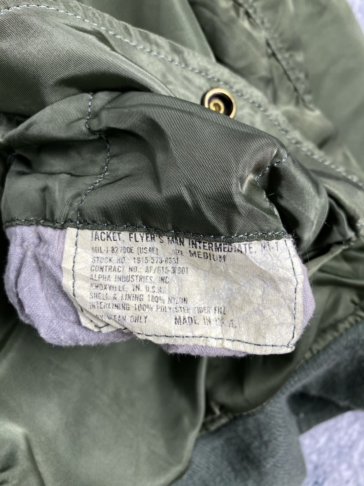 Alpha Industries Vintage Alpha Industries MA-1 Bombers Jacket Size US M / EU 48-50 / 2 - 10 Thumbnail