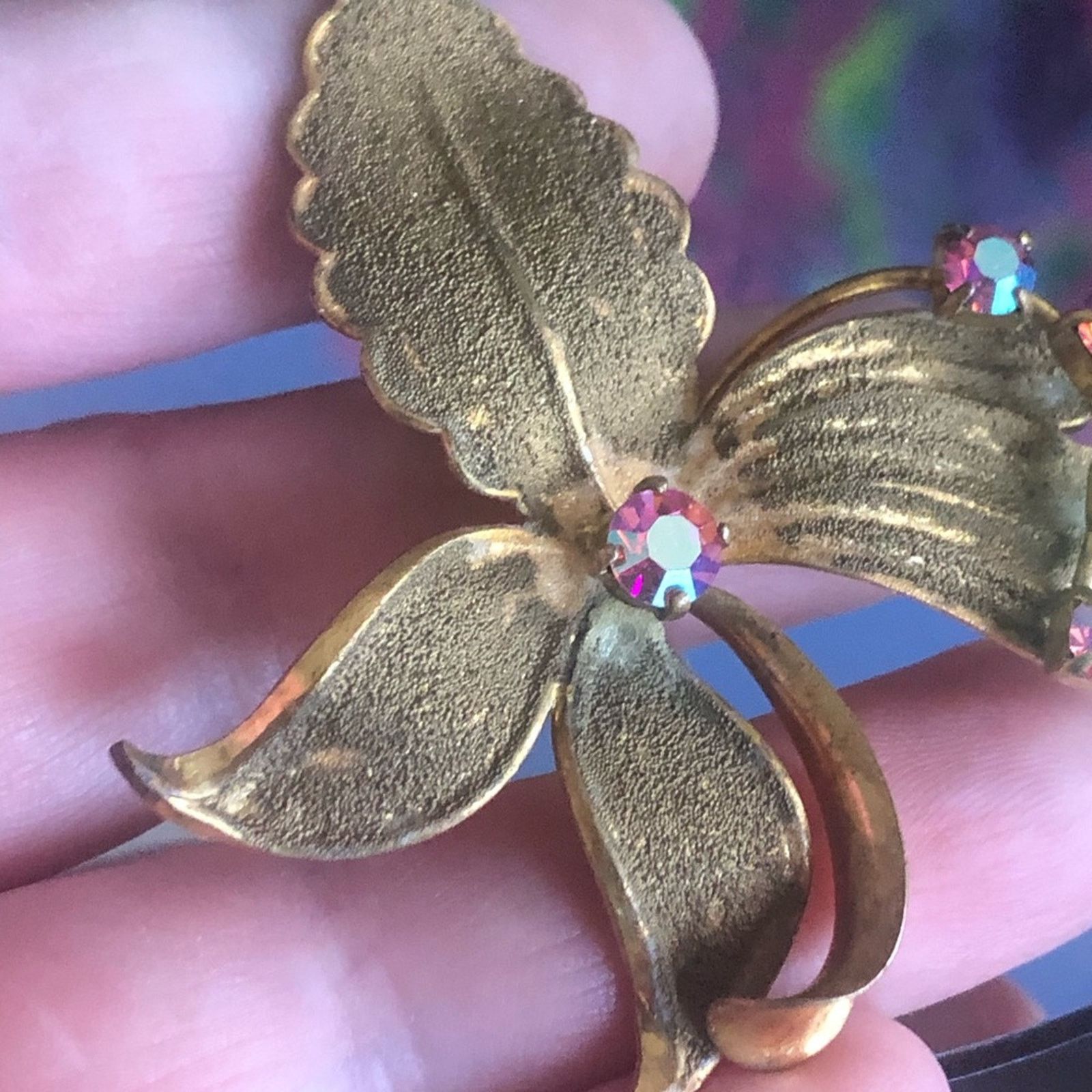 Vintage Vintage signed western germany sugar botanical brooch pin Size ONE SIZE - 10 Thumbnail