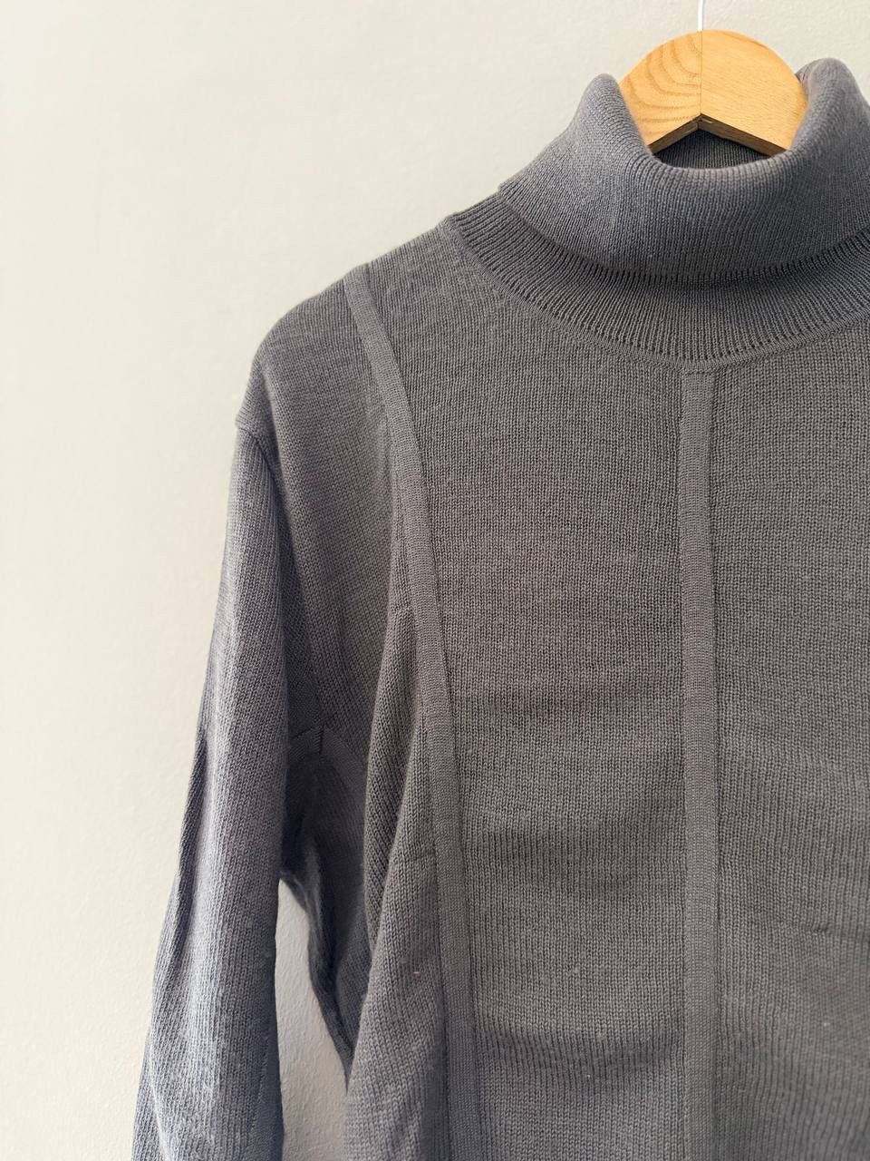 Issey Miyake Vintage Issey Miyake Vintage 90’s Wool Asymmetric Sweater Size L / US 10 / IT 46 - 3 Thumbnail
