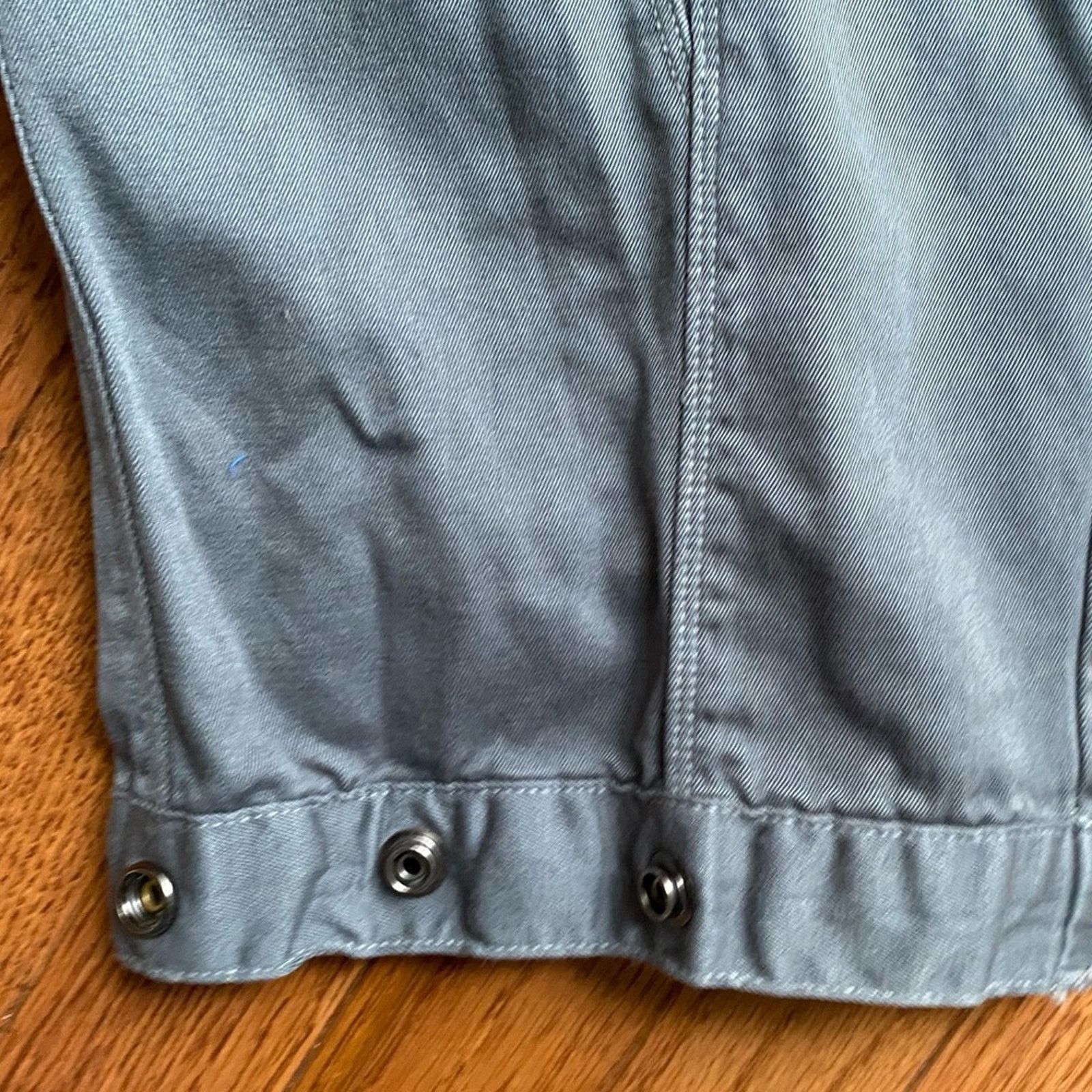 Marithe + Francois Girbaud GIRBAUD Gray Pleated Cotton 80s Snap Ankle Pant 5/6 27” Size 27" / US 4 / IT 40 - 4 Thumbnail