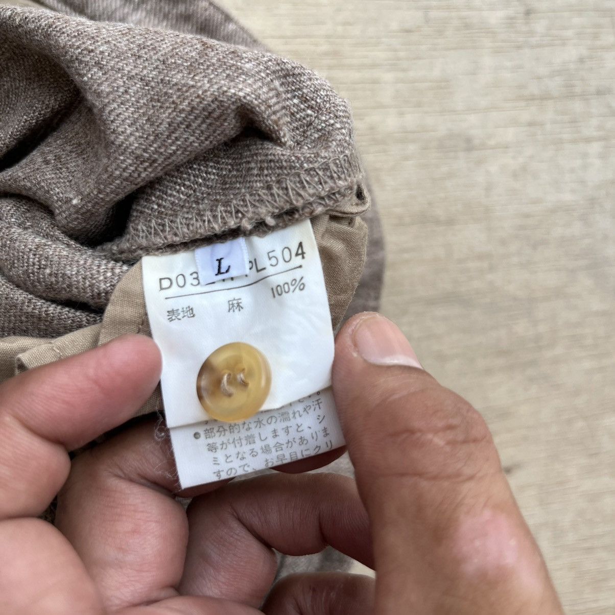 Issey Miyake × Japanese Brand × Mademoiselle Non Non MADEMOISELLE NON NON LINEN PANTS Size 27" / US 4 / IT 40 - 4 Thumbnail