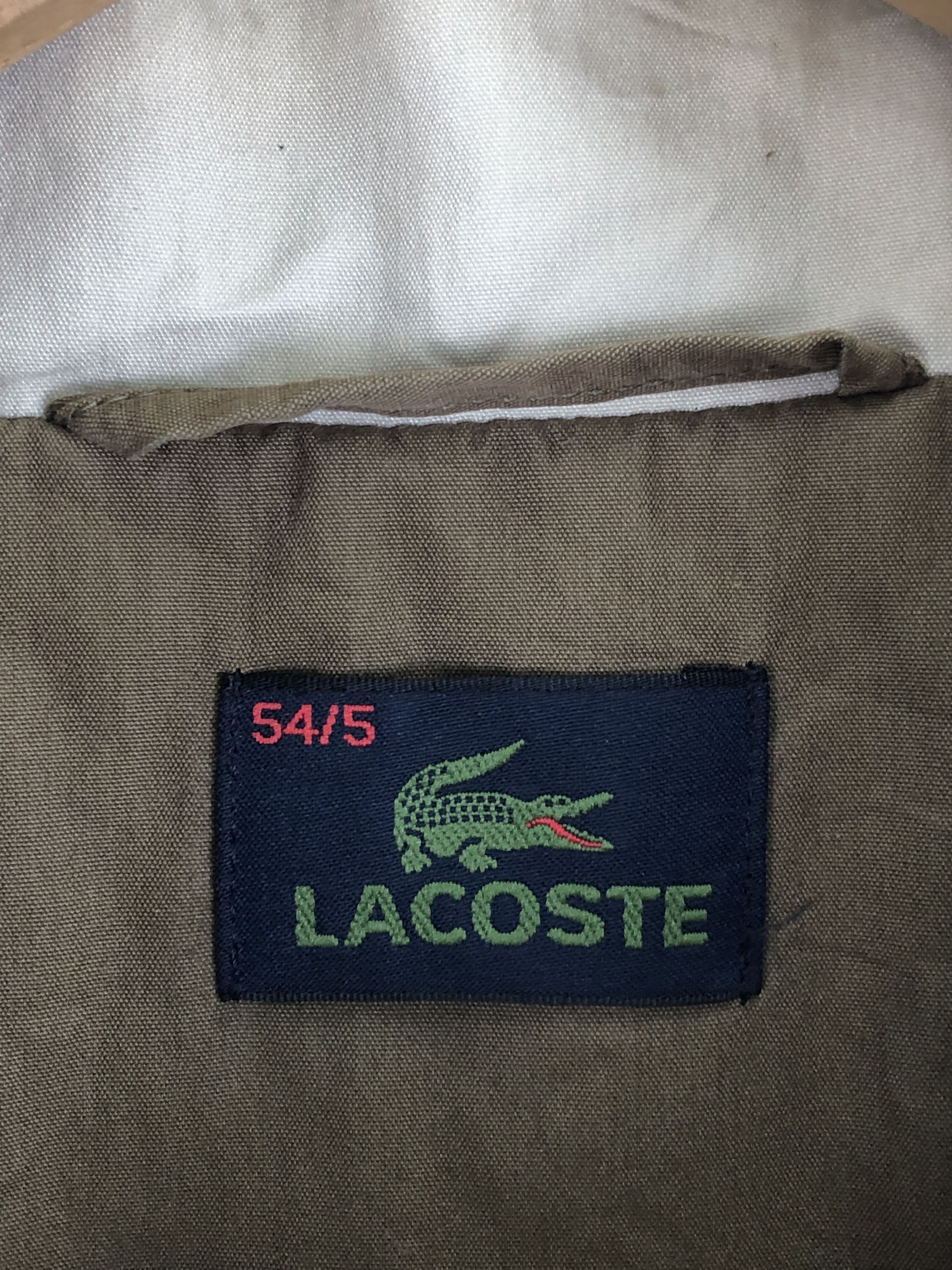 Lacoste Vintage Lacoste Trench Coat Parka Jakcet J1707 Size US L / EU 52-54 / 3 - 5 Thumbnail