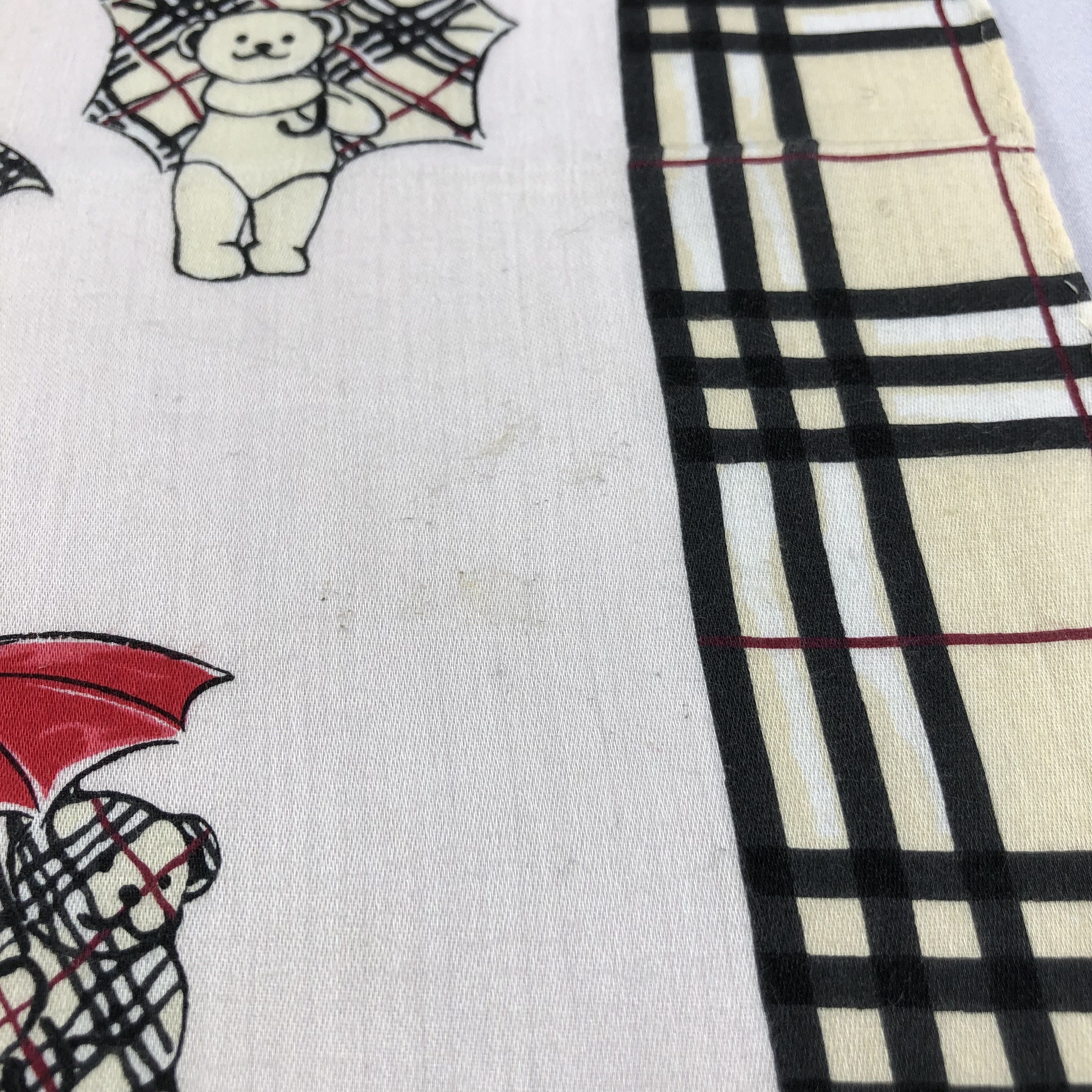 Burberry Burberry Bears Handkerchief Neckerchief Bandana H1677 Size ONE SIZE - 5 Thumbnail