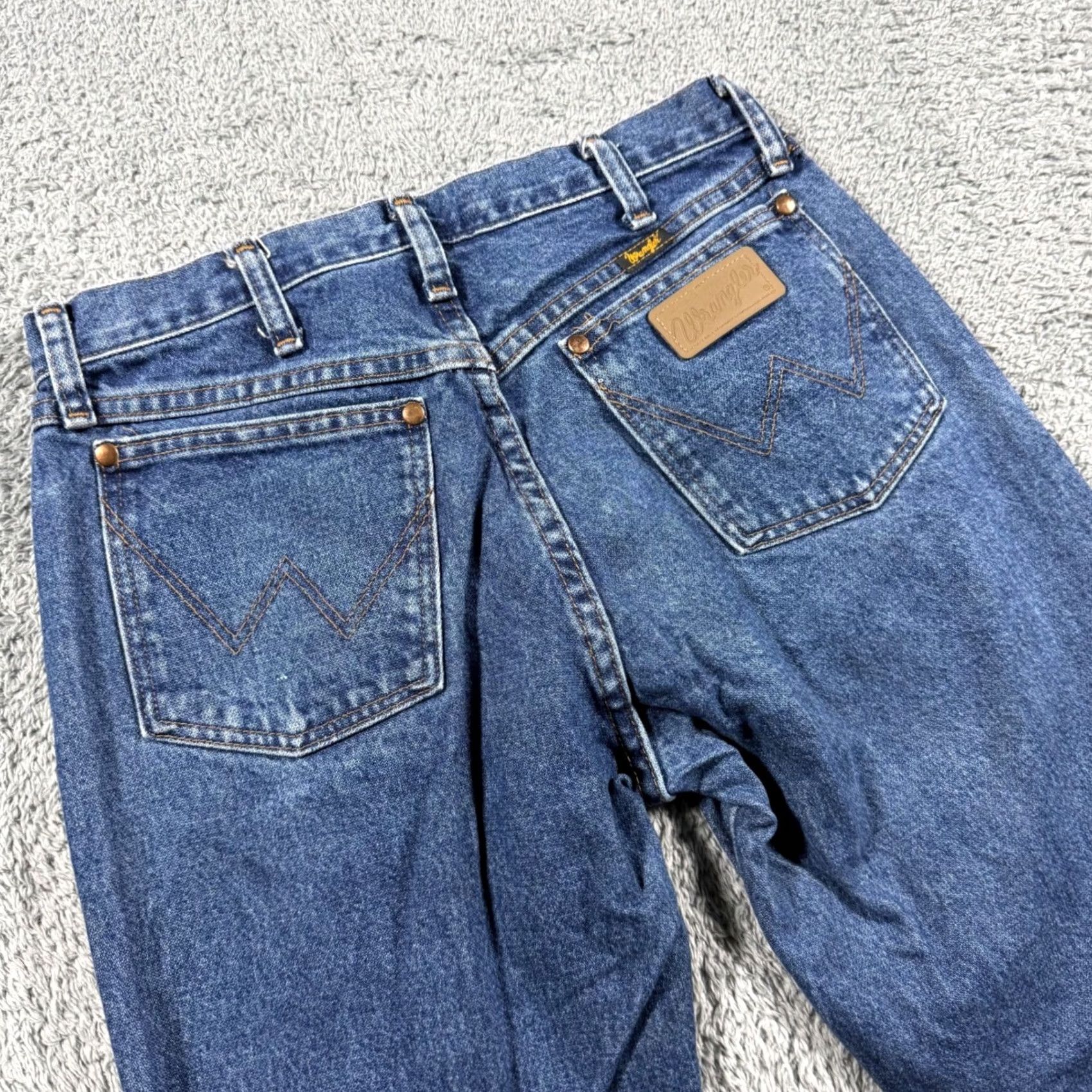 Wrangler Wrangler Jeans Mens 30x30 Blue Cowboy Cut Straight Leg Denim 1013MWZ Ships with Pockets Cowboy Cut 90s Mens Jeans W2023 Size US 30 / EU 46 - 3 Thumbnail