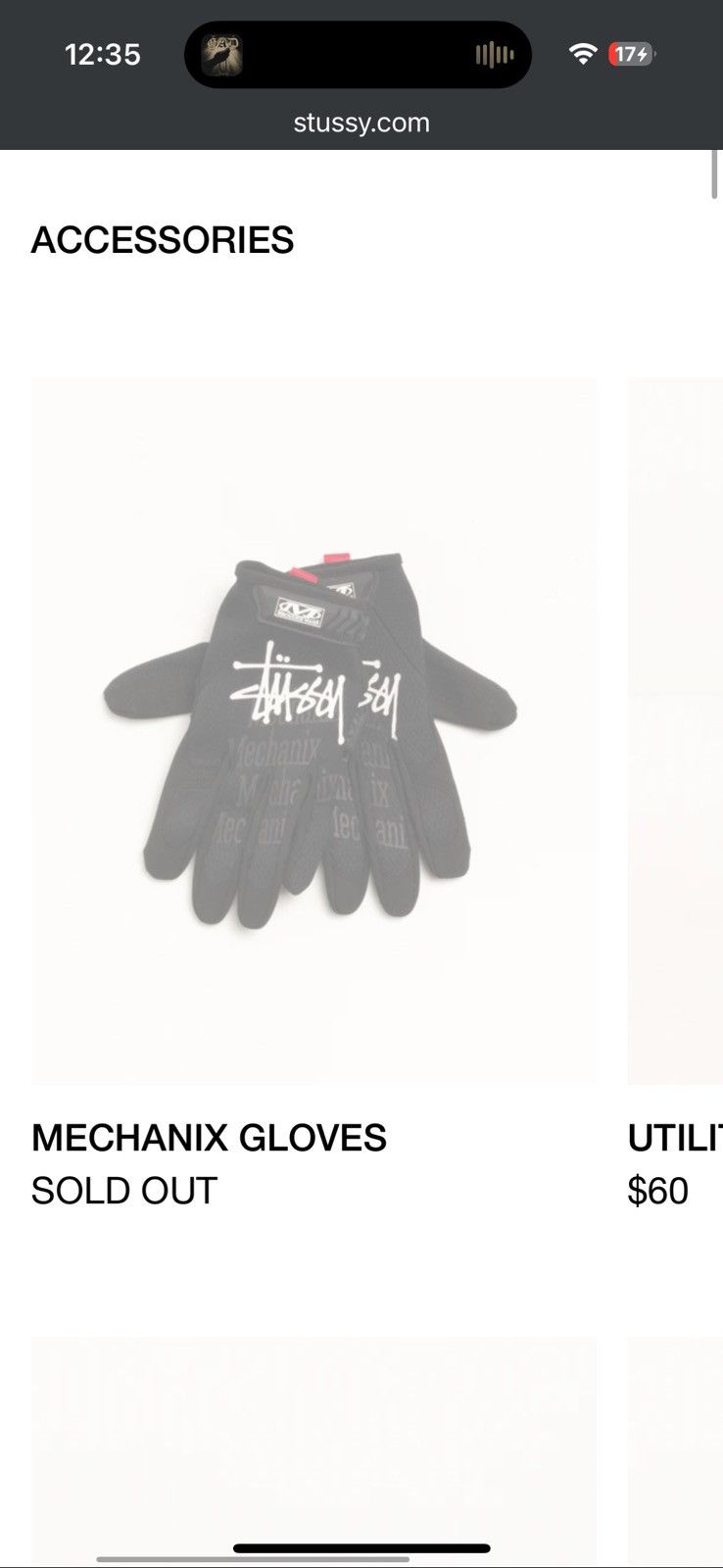 Stussy Stussy MECHANIX GLOVES Large New | Grailed