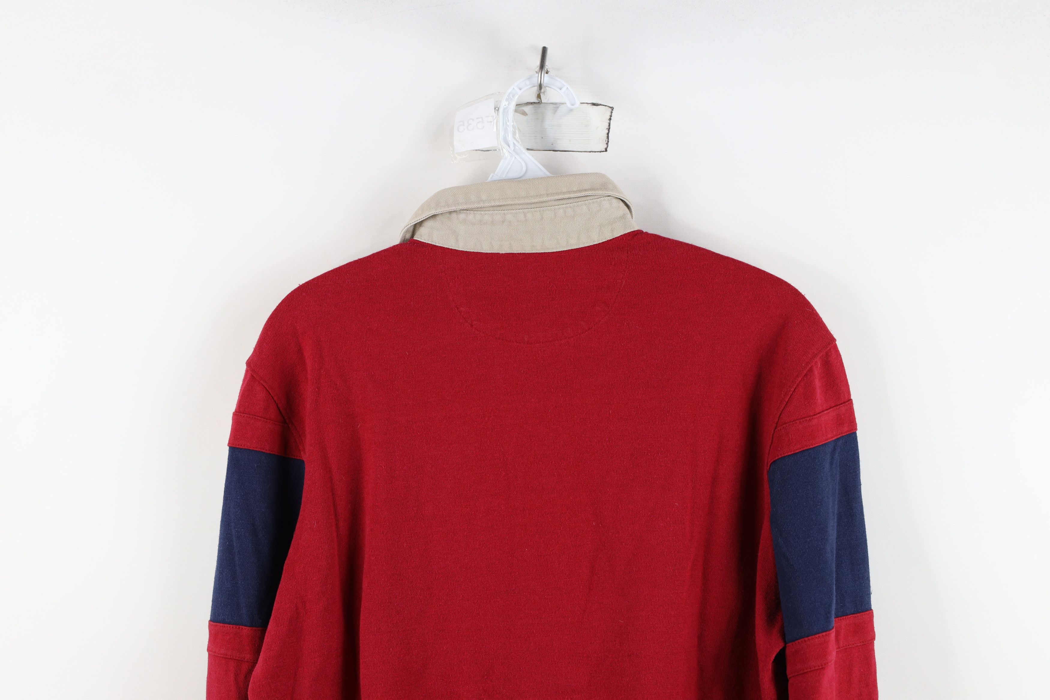 Vintage Vintage 70s Streetwear Heavyweight Block Pullover Rugby Polo Size US M / EU 48-50 / 2 - 13 Thumbnail
