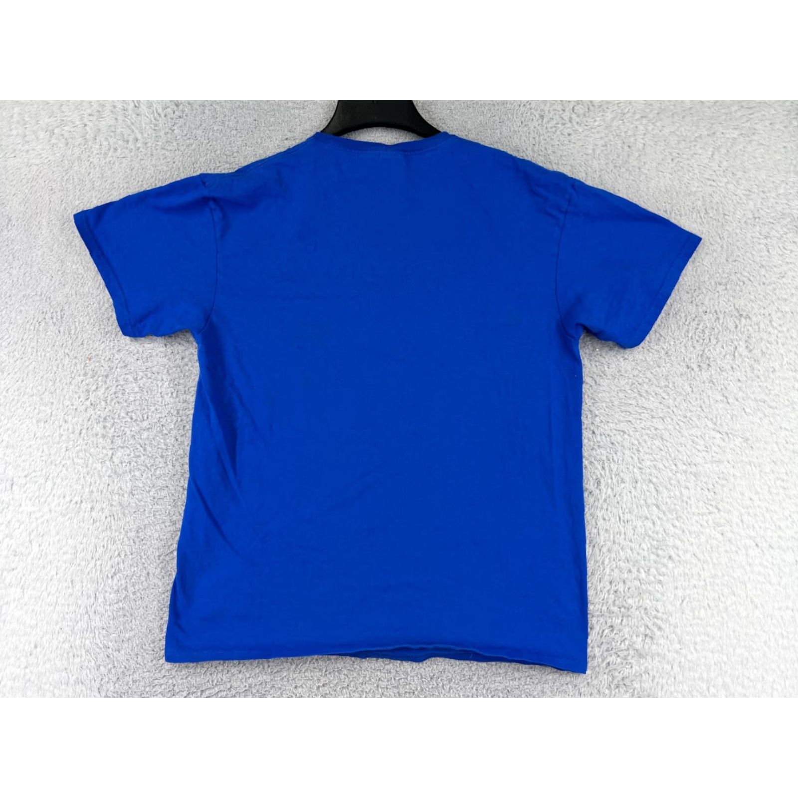 Delta Delta Basketball Shirt Women Large Blue Crew Neck Short Sleeve T-Shirt - 100% Cotton - Regular Fit - American Designer Theme - Womens Size L / US 10 / IT 46 - 2 Thumbnail