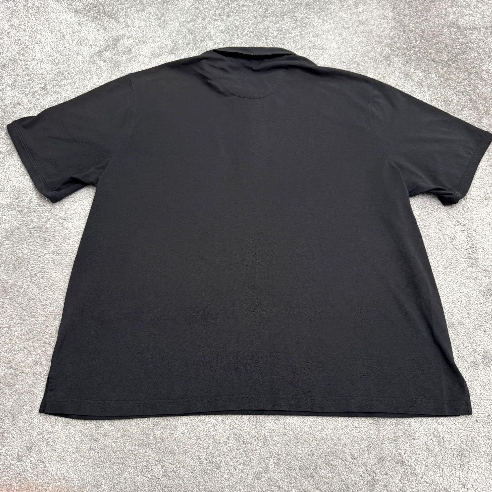 Van Heusen Van Heusen Polo Shirt Men 4XL Tall Black Short Sleeve Cotton Blend Preppy Casual Shirt Size US XXL / EU 58 / 5 - 2 Thumbnail