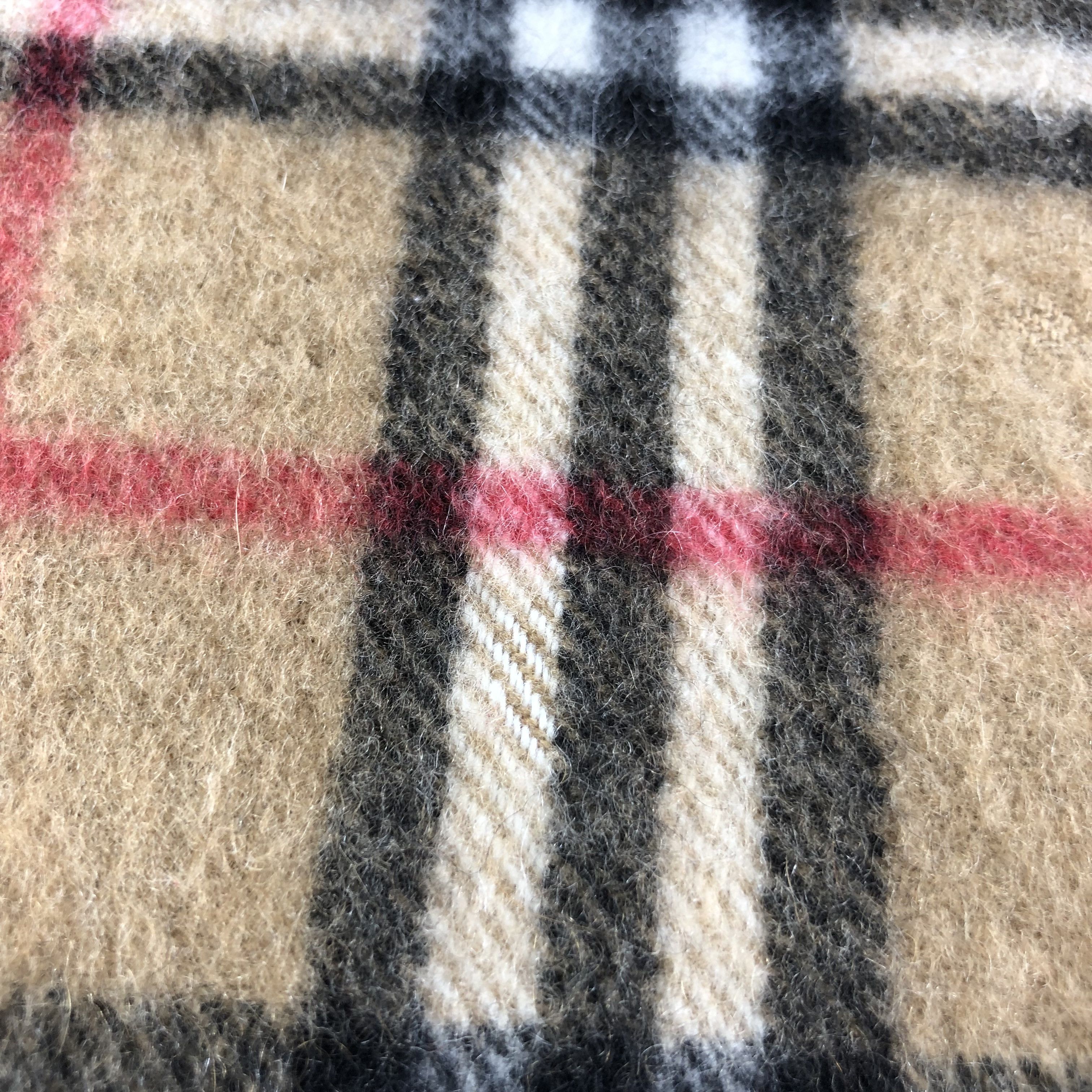 Burberry Burberrys Tan Nova Check Cashmere Scarf Muffler V1530 Size ONE SIZE - 6 Thumbnail