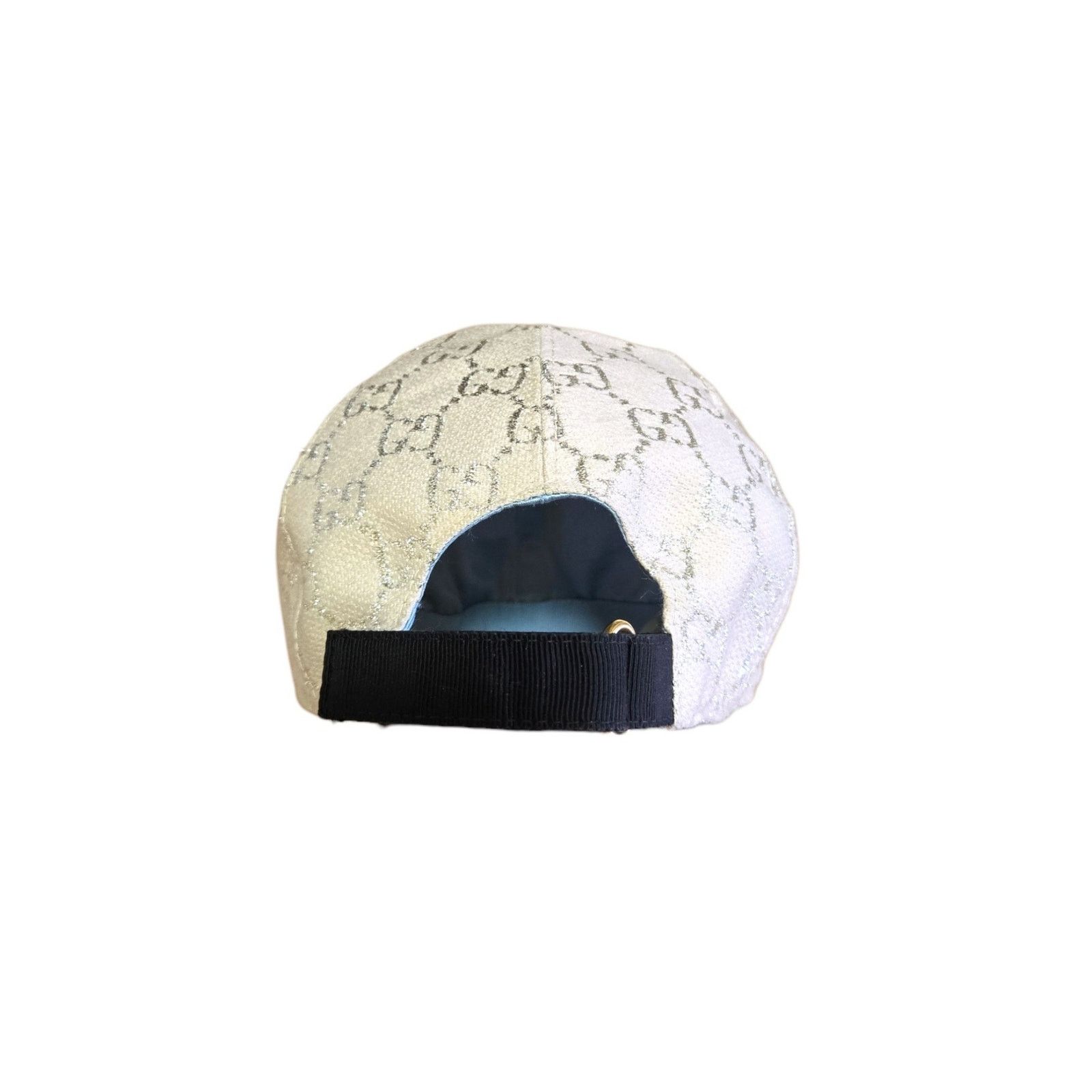 Gucci Gucci Canvas GG Monogram Ivory Silver Rush Baseball Hat Size ONE SIZE - 6 Thumbnail
