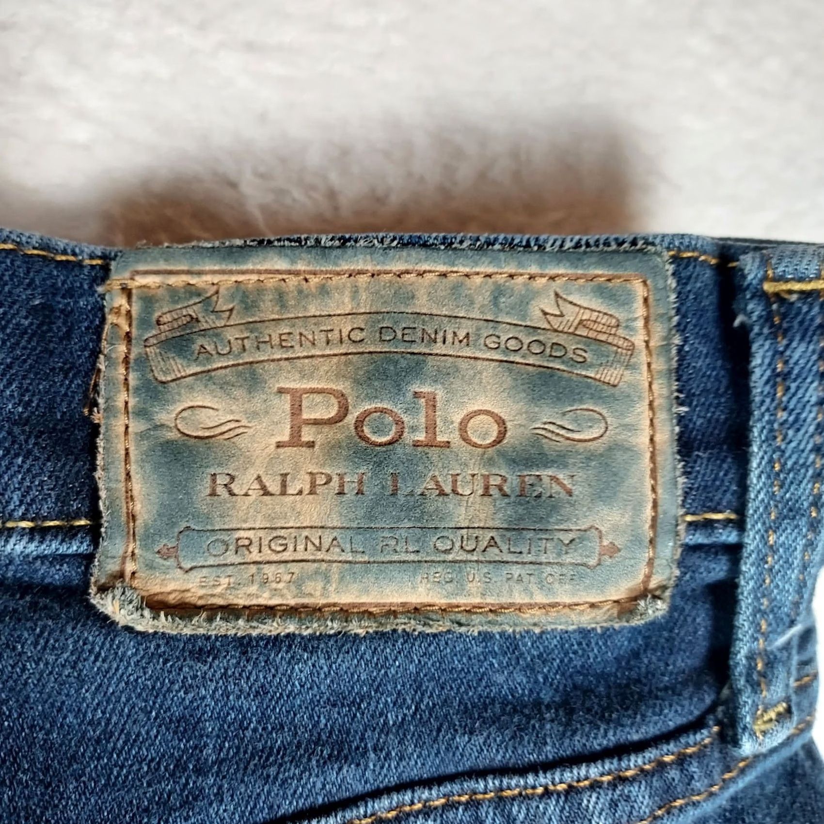 Polo Ralph Lauren Polo Ralph Lauren Jeans Men 44x32 Blue Denim Straight Leg 5-Pocket Workwear Polo Logo Vintage? No Size US XXL / EU 58 / 5 - 3 Thumbnail