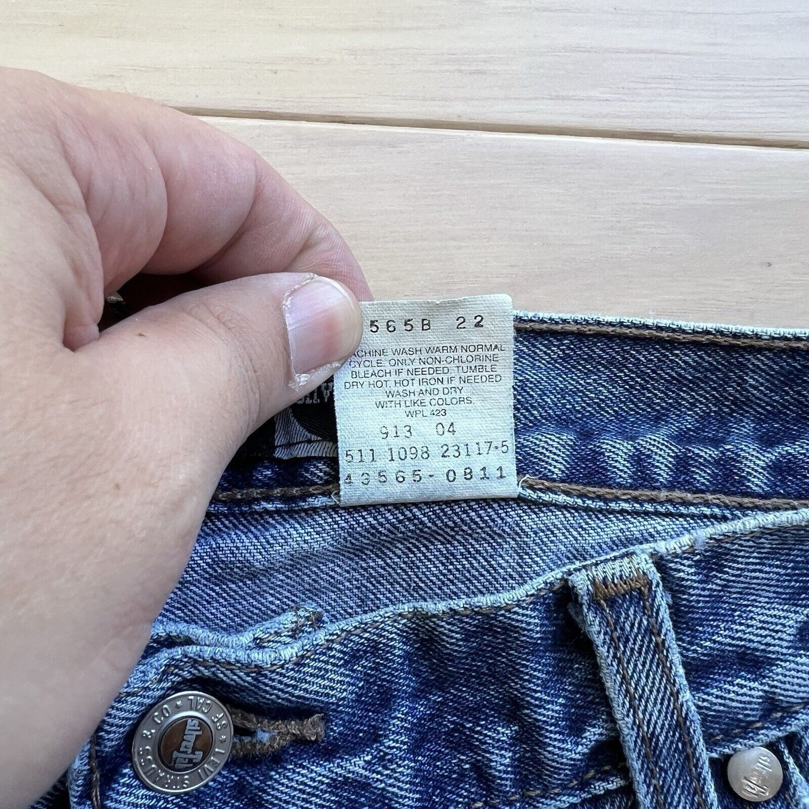 Levi's × Vintage Vintage Levis Silver Tab Jeans 32 Blue 90s Baggy Denim Size US 32 / EU 48 - 6 Thumbnail
