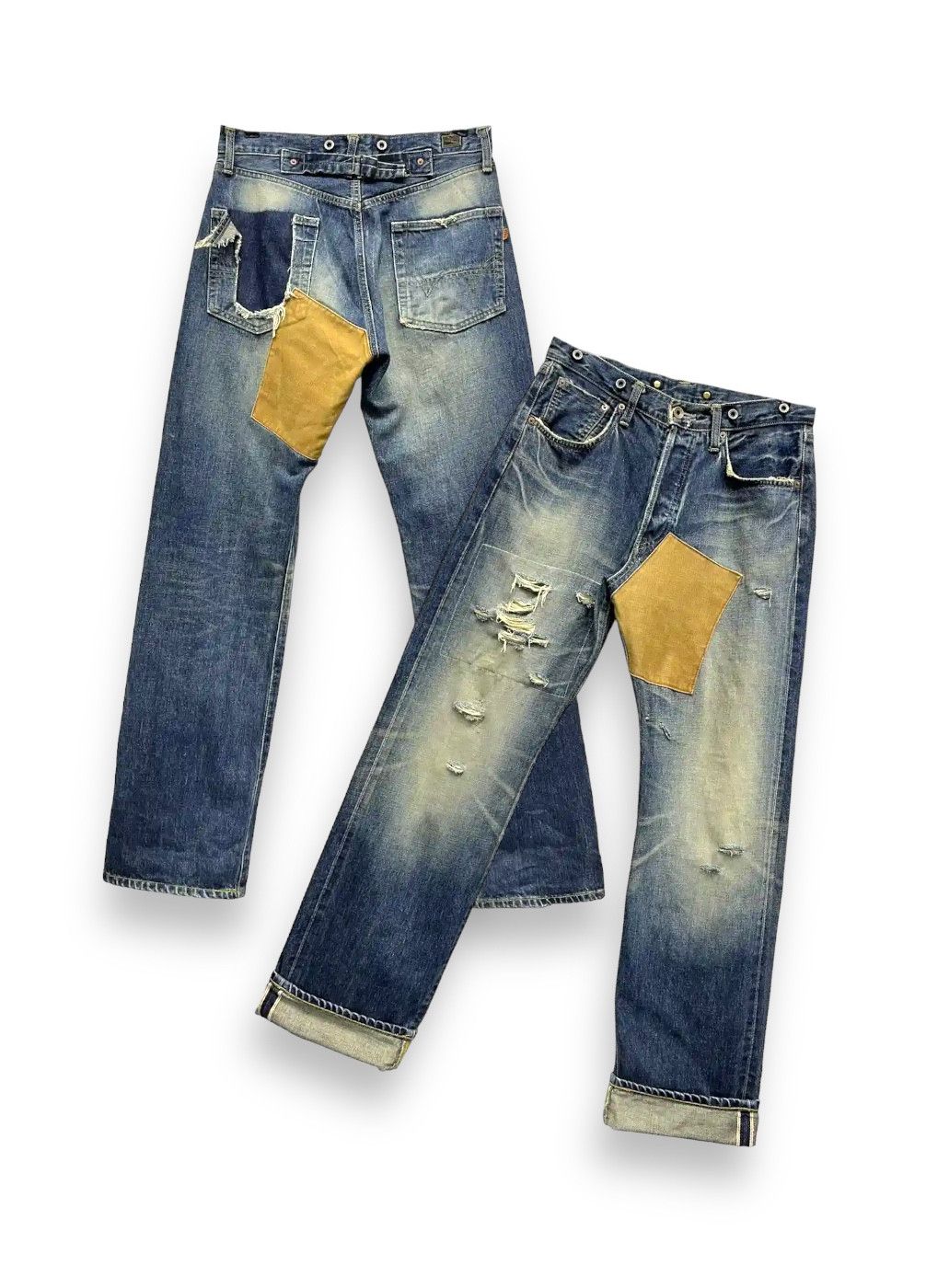 image of Edwin 505 Selvedge 10Th Anniversary Model Limited 100 Pair in Blue, Men's (Size 32)