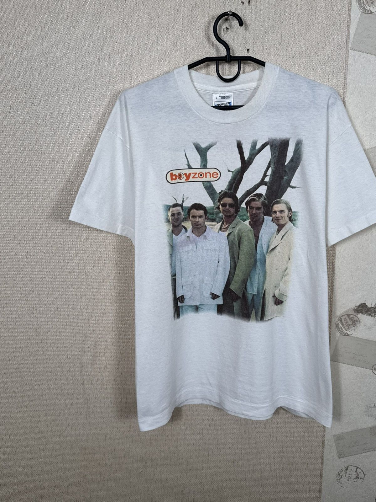 Other Vintage Boyzone T shirt 1997 Summer Tour Band White Hype L Size US L / EU 52-54 / 3 - 3 Thumbnail