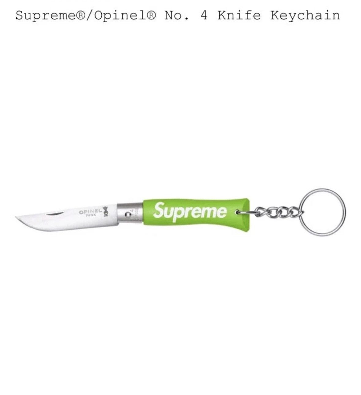 Supreme Supreme®/ Opinel™ Knife Keychain in Green Size ONE SIZE - 2 Thumbnail