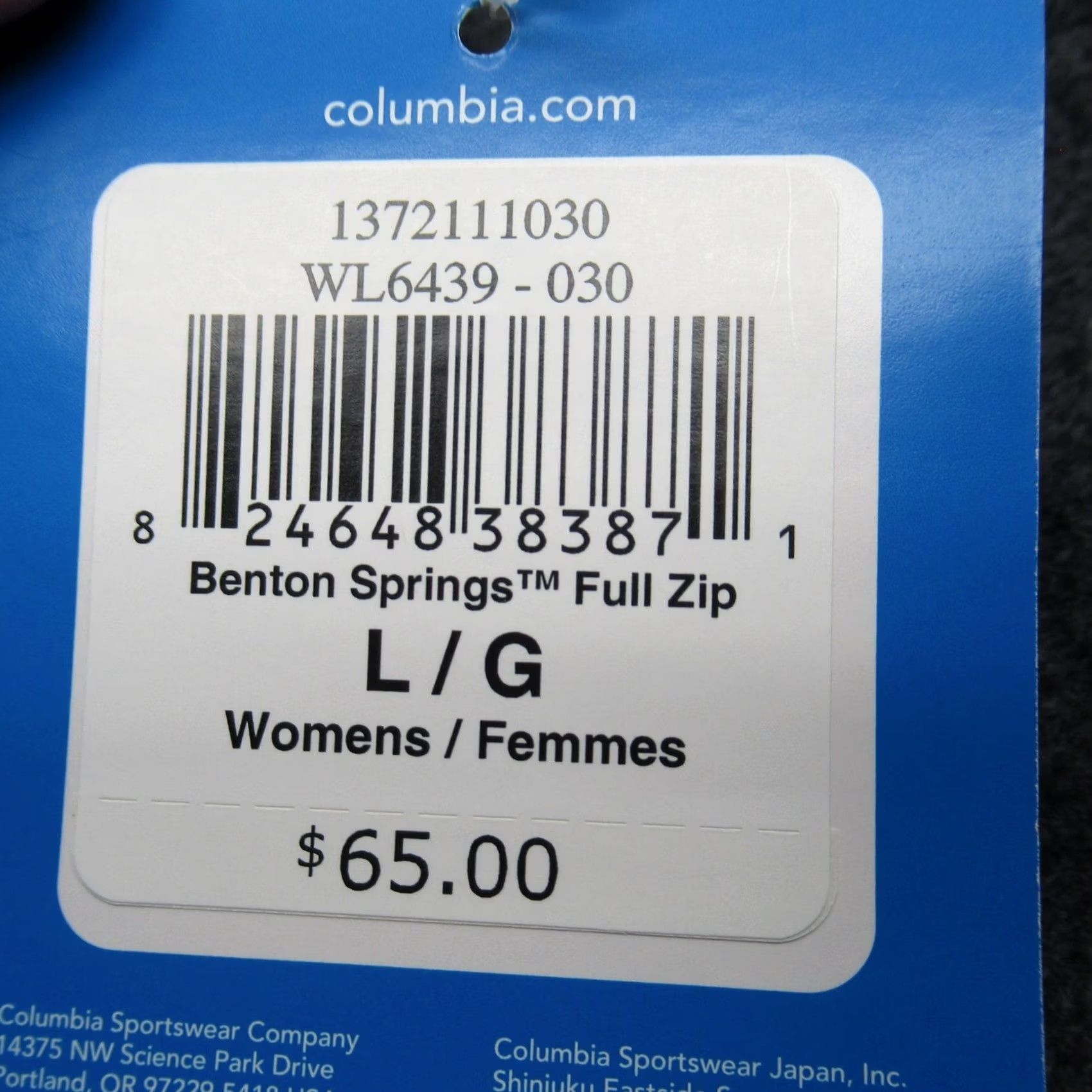 Logo 7 Columbia Jacket Women Large Gray Benton Spring Fleece Full Zip Logo Employee NEW Size L / US 10 / IT 46 - 4 Thumbnail