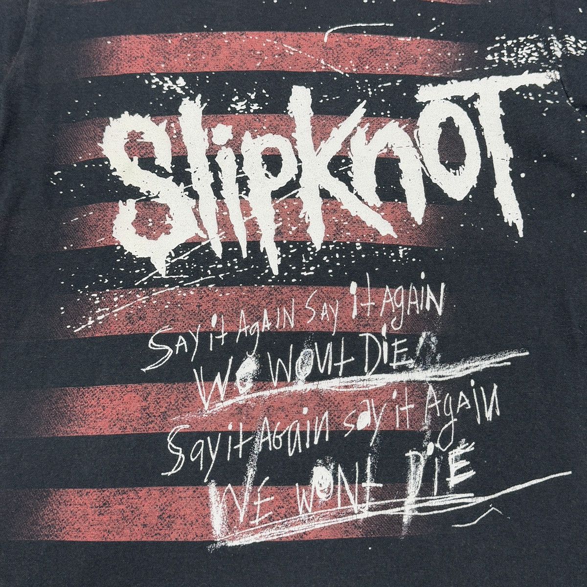 Band Tees × Slipknot × Vintage Vintage Slipknot Say it Again T-Shirt Size S Size US S / EU 44-46 / 1 - 7 Thumbnail