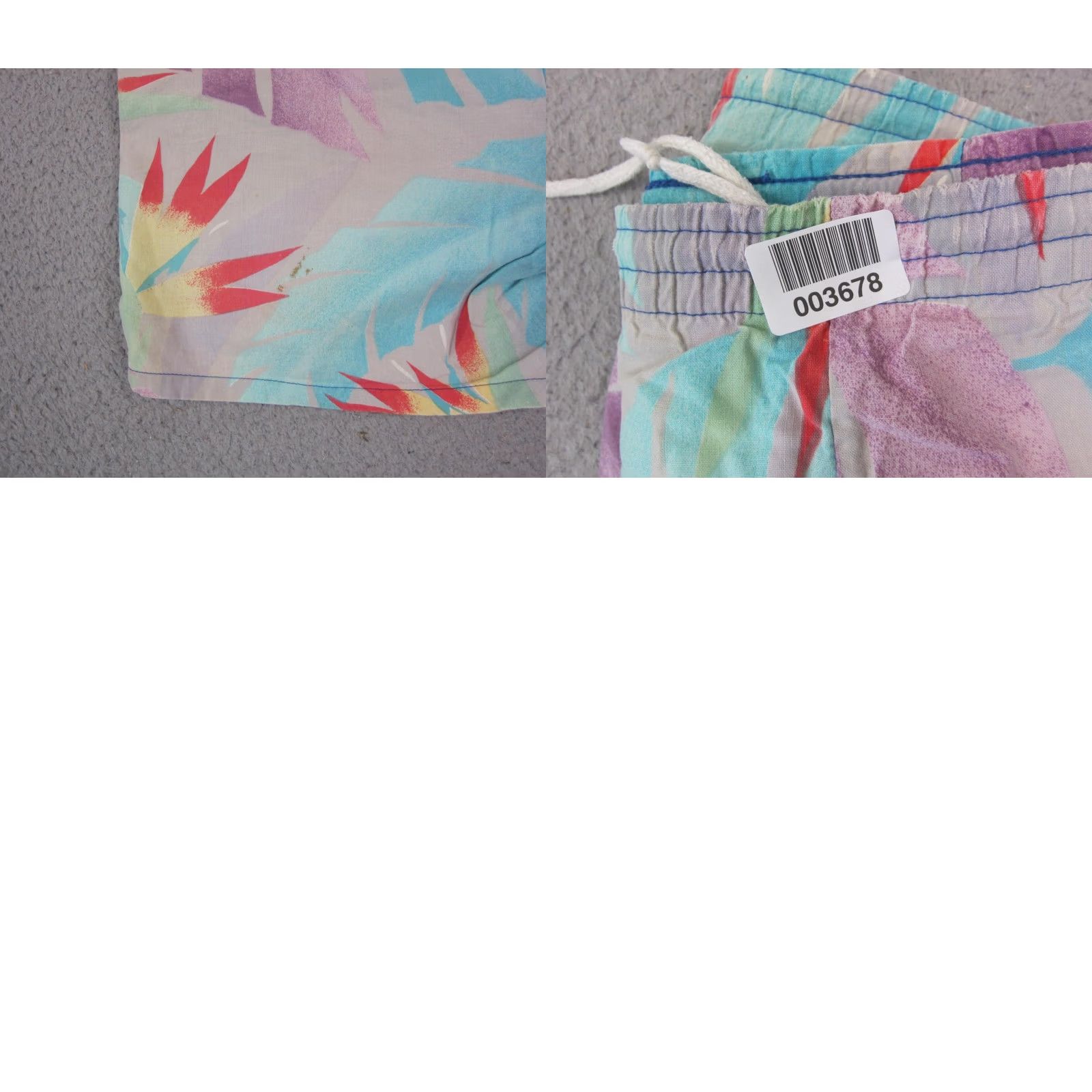 Vintage VINTAGE California Shores Shorts Board Swimwear Mens 80s 36 Blue Floral Pockets 90s Surfing Bottoms Size US 36 / EU 52 - 9 Thumbnail