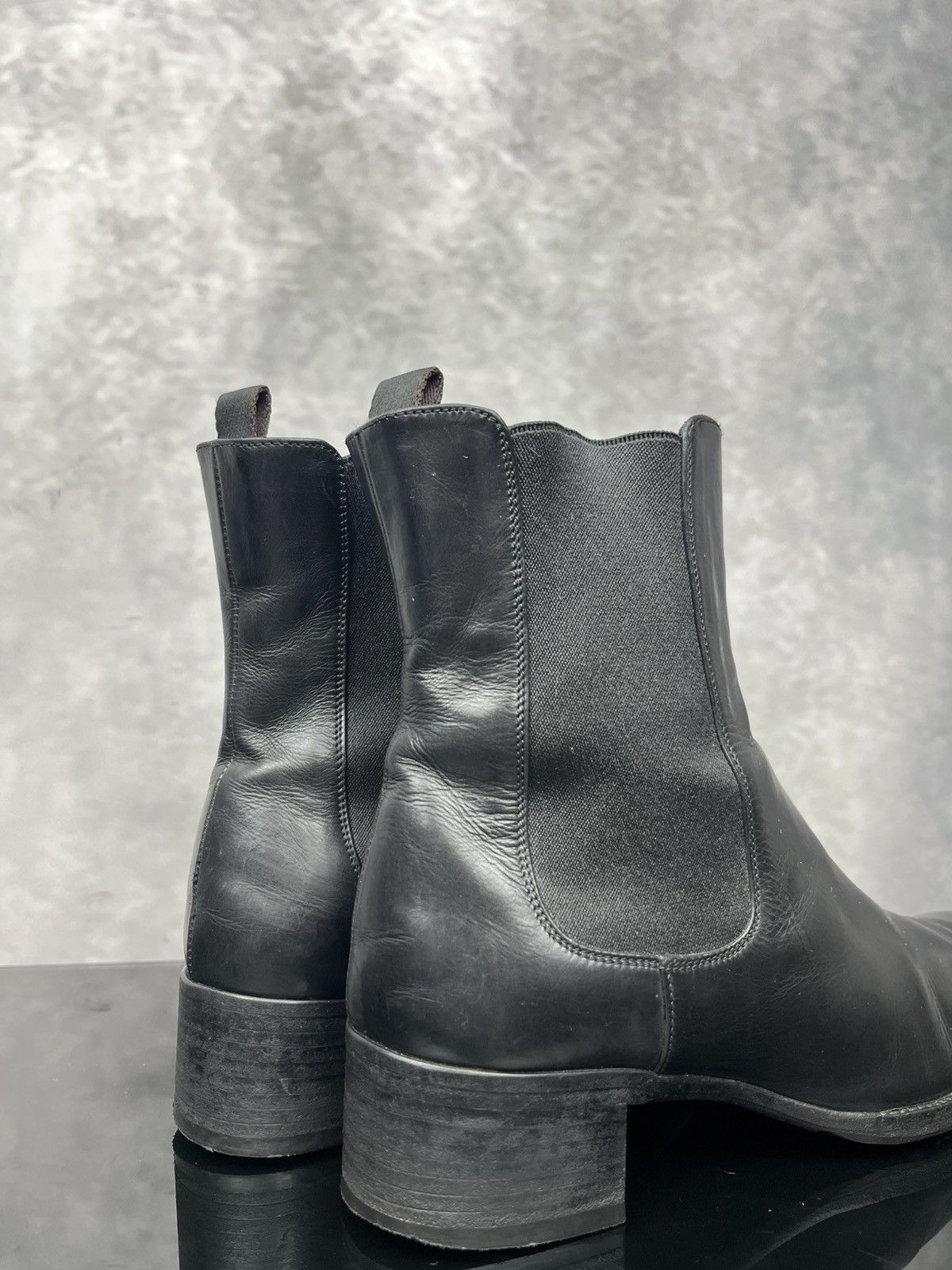 Jil Sander JIL SANDER Black Leather Chelsea Boots Made in Italy - EU 36 Size US 6 / IT 36 - 9 Thumbnail