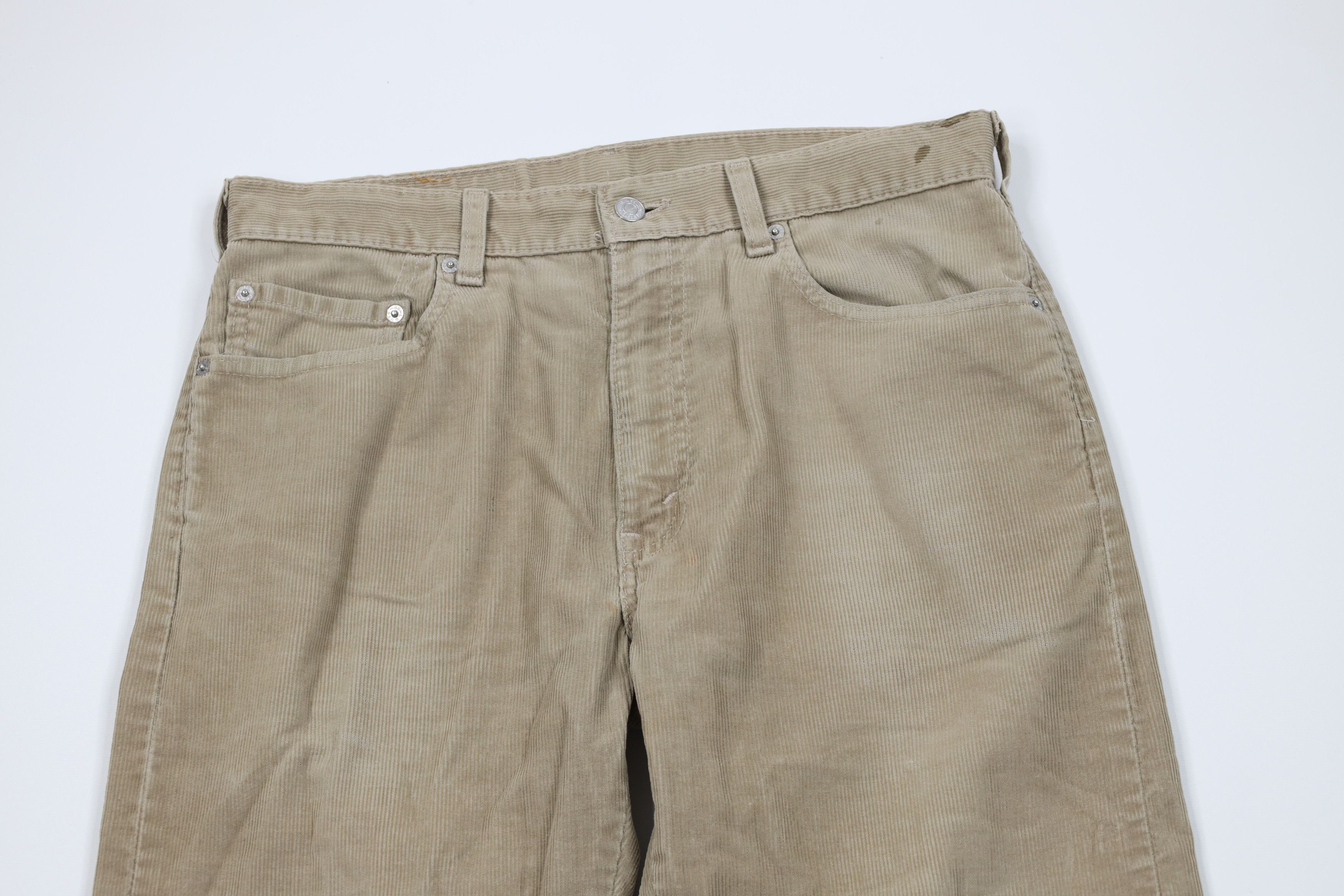 Levi's Vintage 90s Levis 505 Straight Leg Corduroy Pants USA Size US 33 - 2 Thumbnail