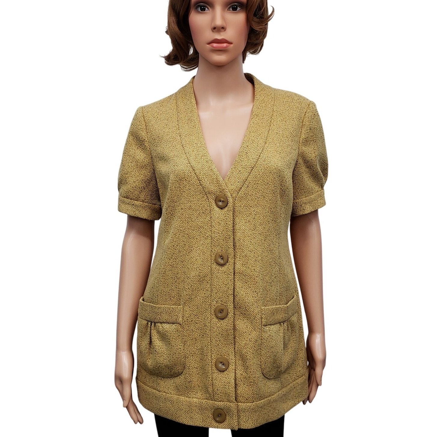Anthropologie NWT $148 Anthropologie Tabitha Tweed Blazer Cardigan Jacket Size M / US 6-8 / IT 42-44 - 2 Thumbnail