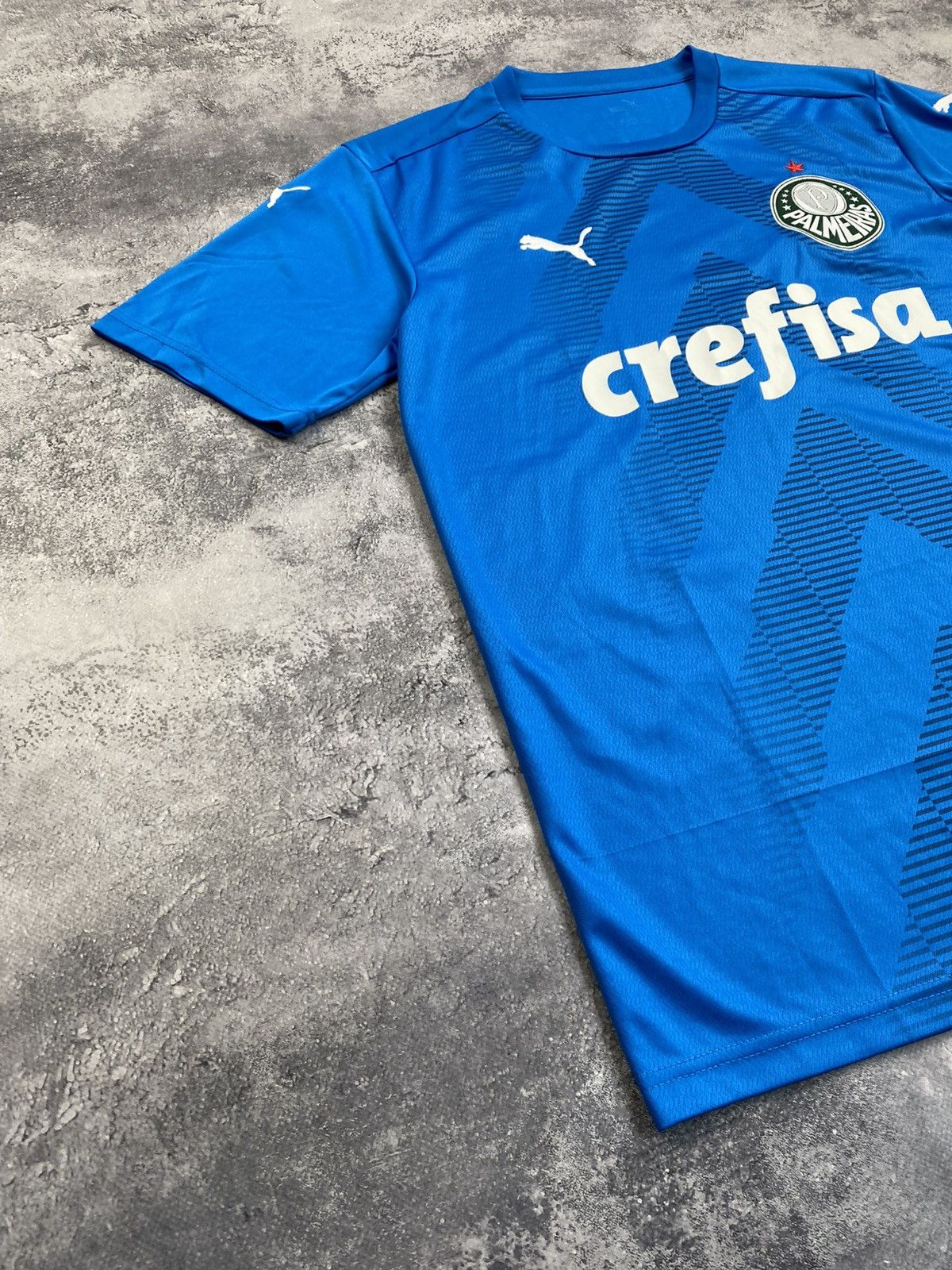 Puma Puma Palmeiras 2022/23 Brazil Blokcore Blue Soccer Jersey Size US L / EU 52-54 / 3 - 3 Thumbnail