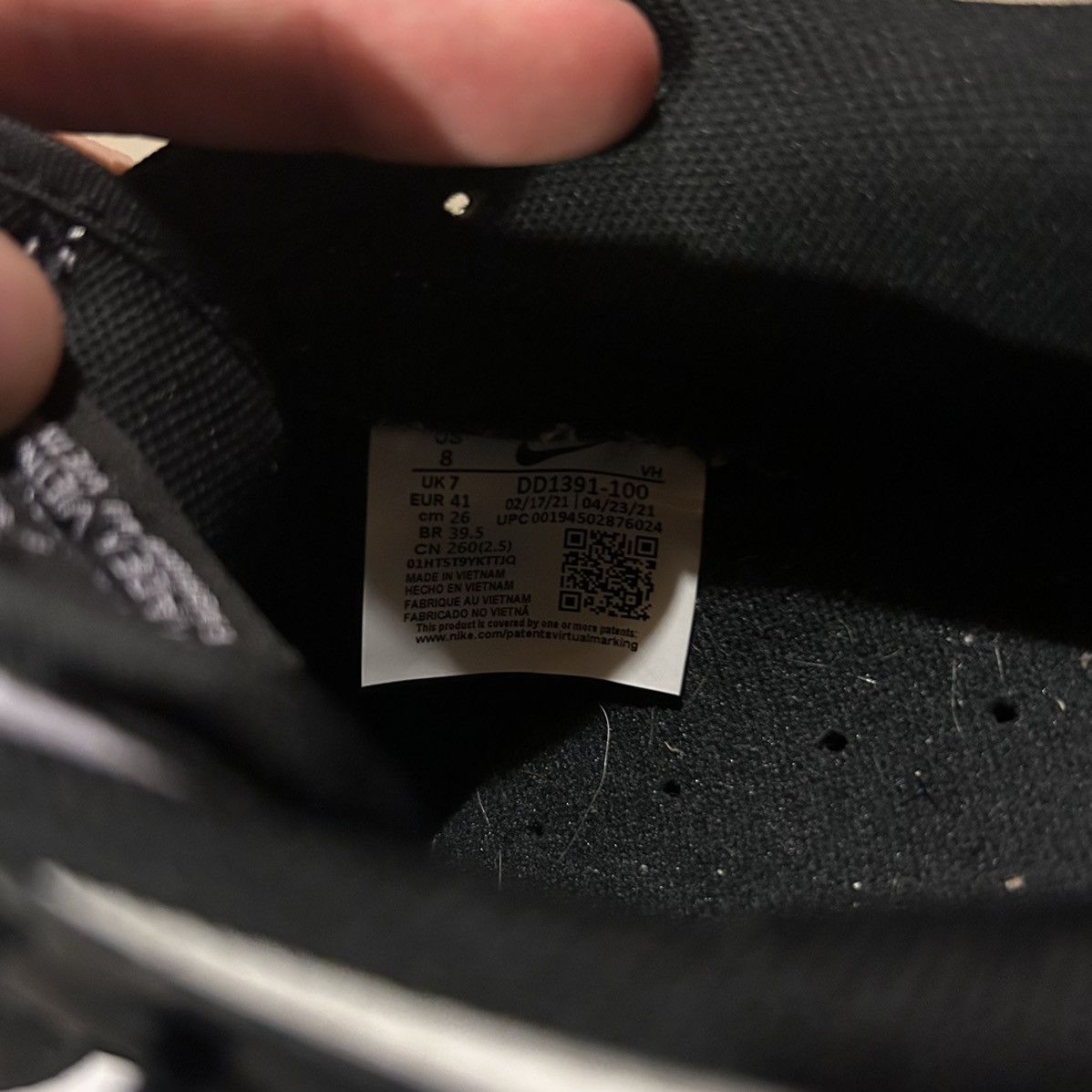 Japanese Brand × Nike Nike Dunk Low Panda Black/White 2021 US 8 Size US 8 / EU 41 - 9 Thumbnail
