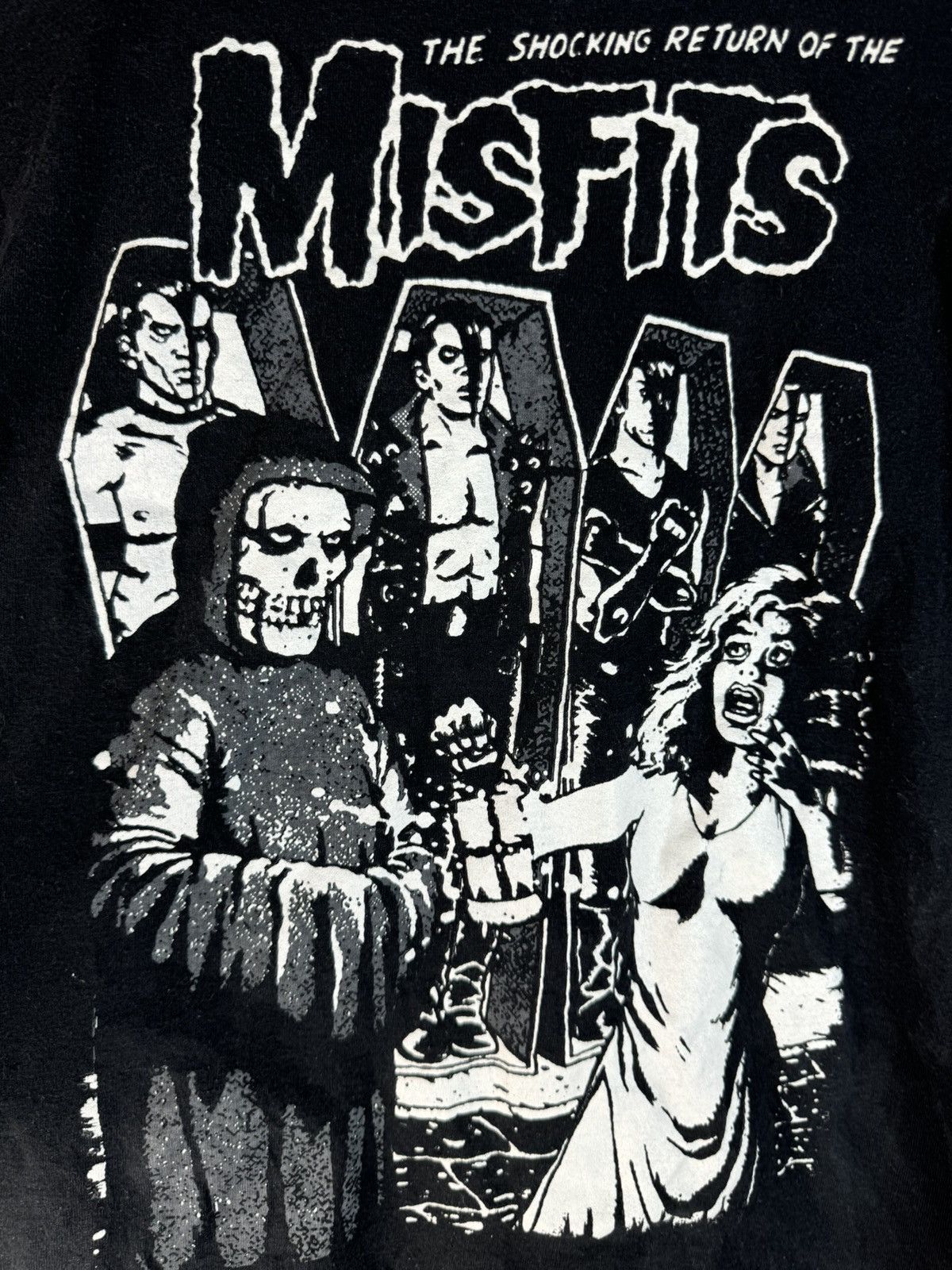 Band Tees Vintage MISFITS PUNK ROCK T-shirt Japan style Size US S / EU 44-46 / 1 - 3 Thumbnail
