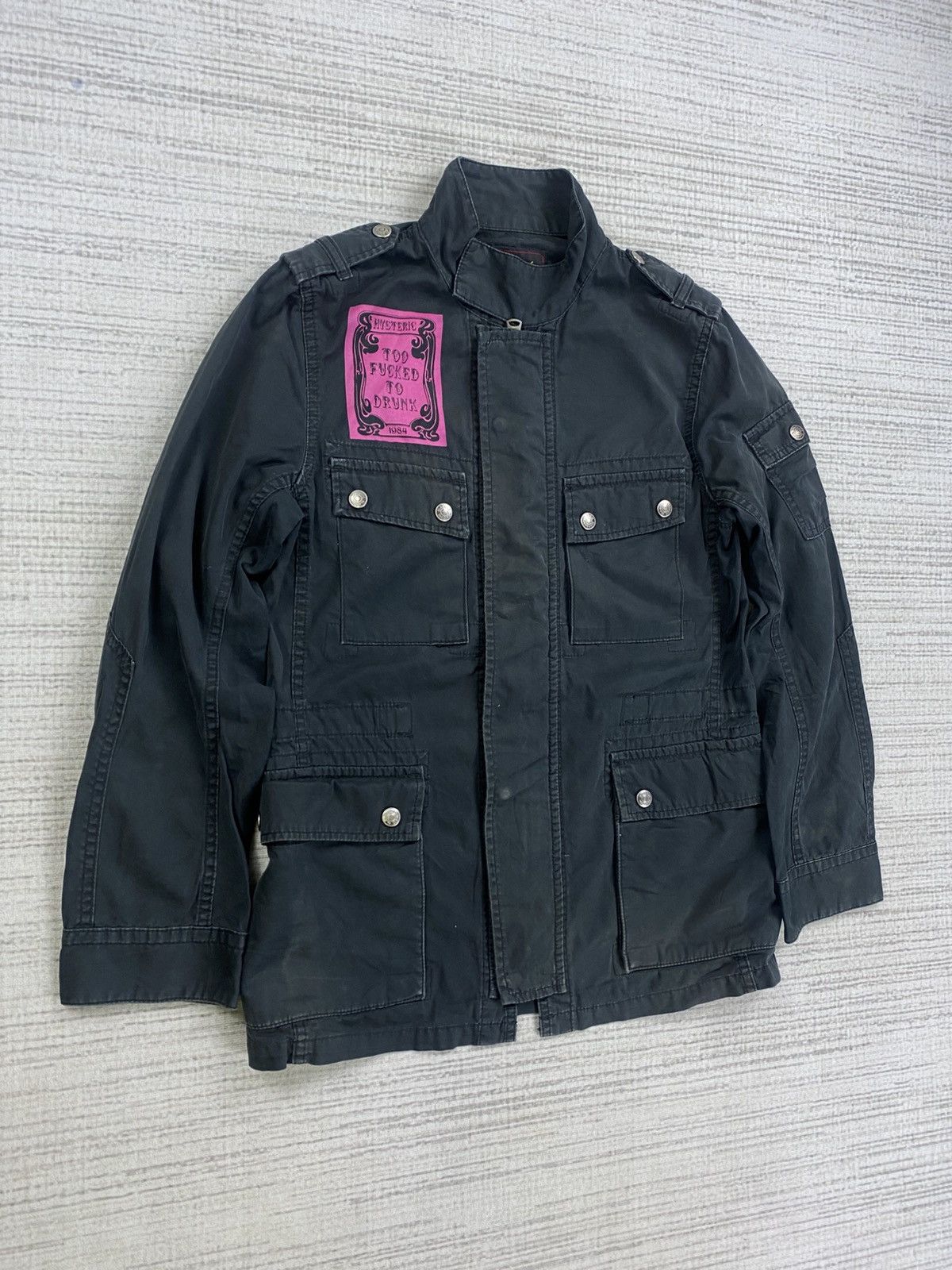 Hysteric Glamour 🔥Hysteric Glamour “Too Fucked To Drunk” Jacket Size US S / EU 44-46 / 1 - 3 Thumbnail